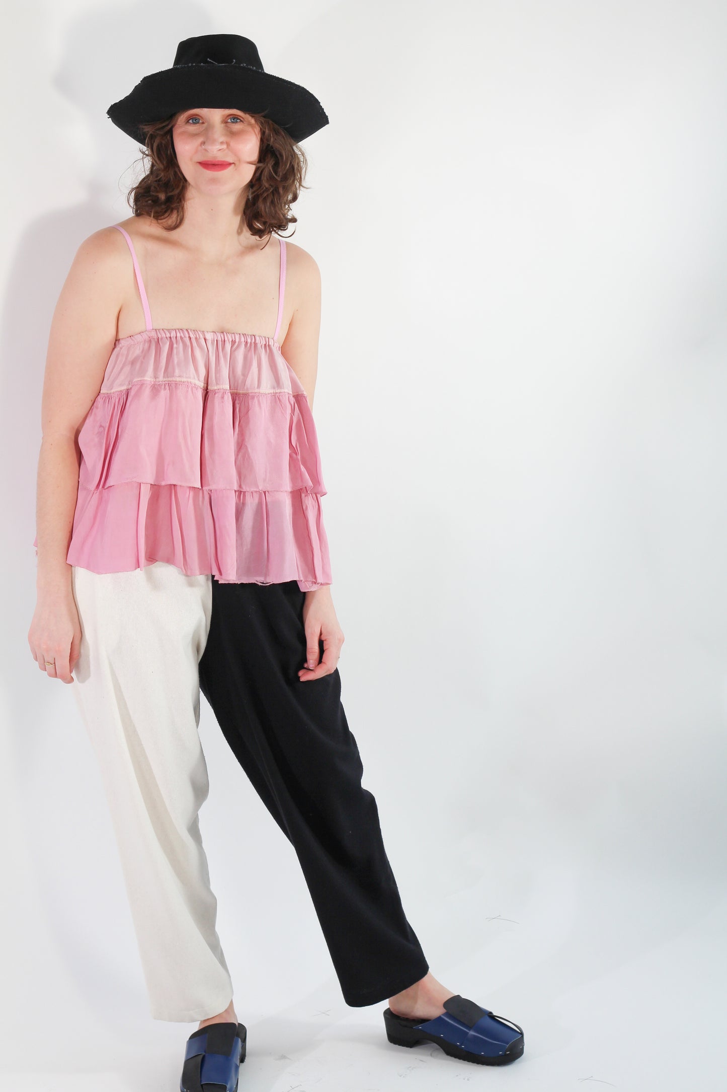 Marked down from $240: Laurs Kemp silk colorblock pants S-2XL