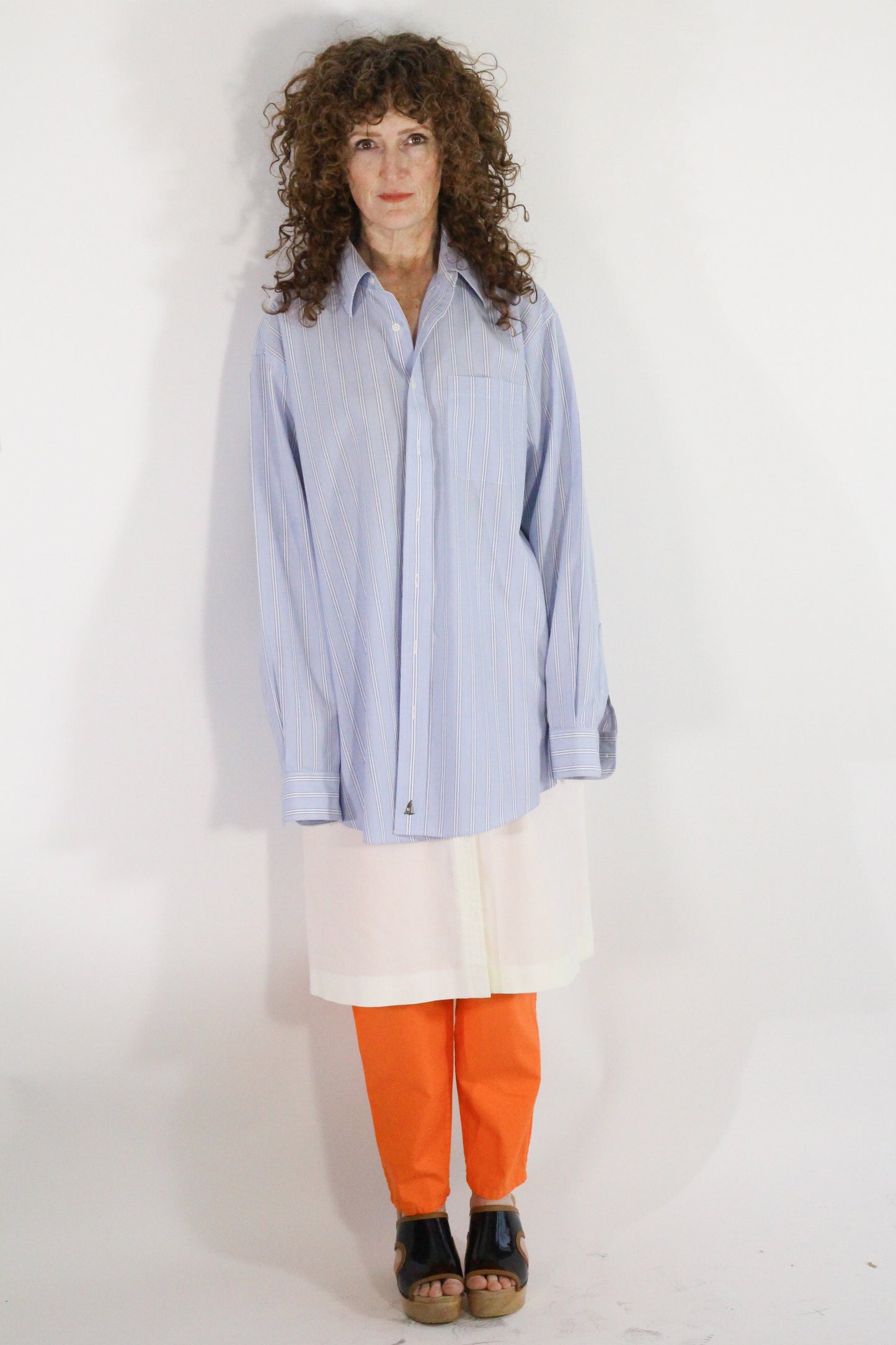 Eagle light blue button-up SS 3