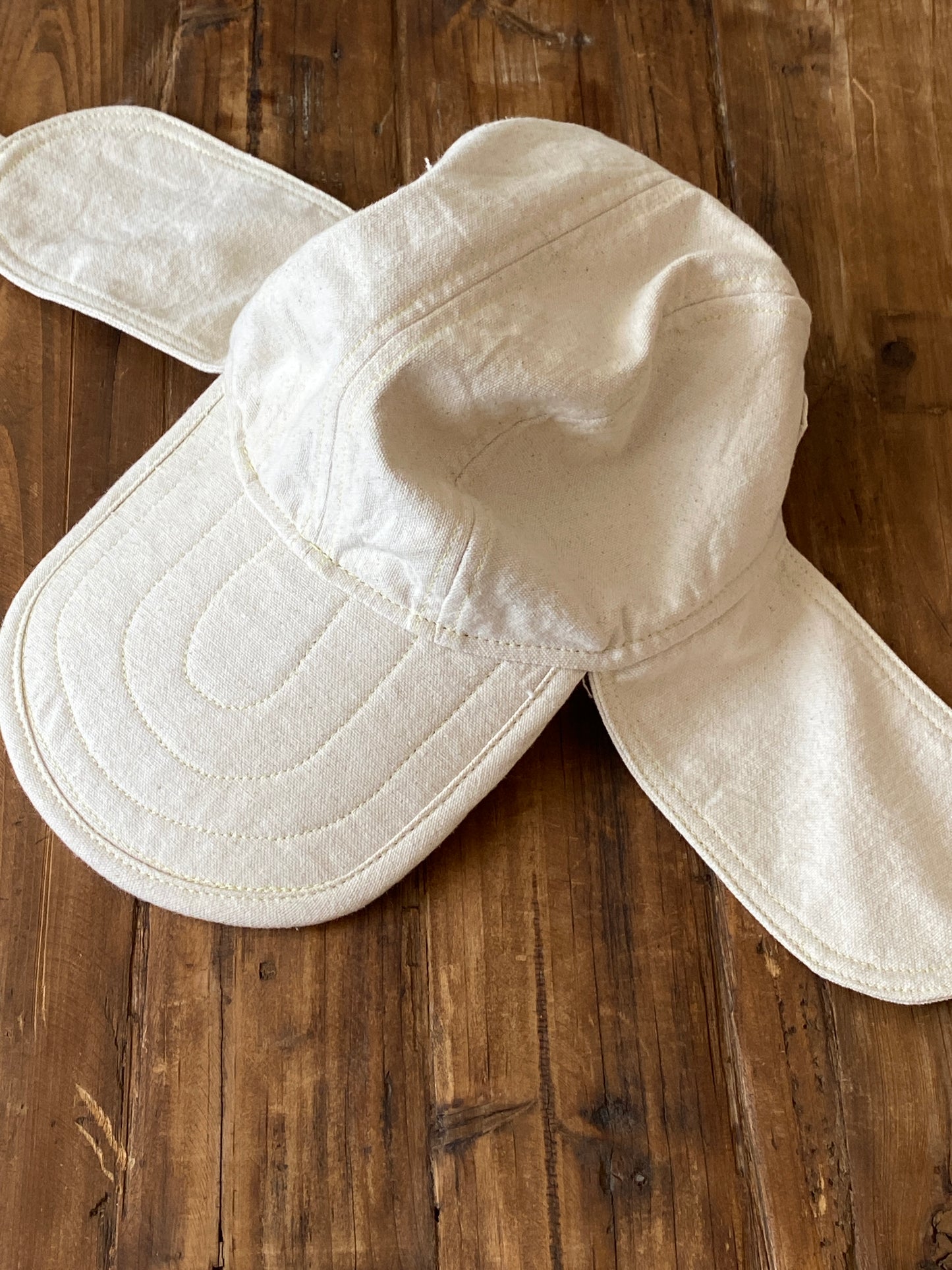Marked down from $135: Denim camp cap