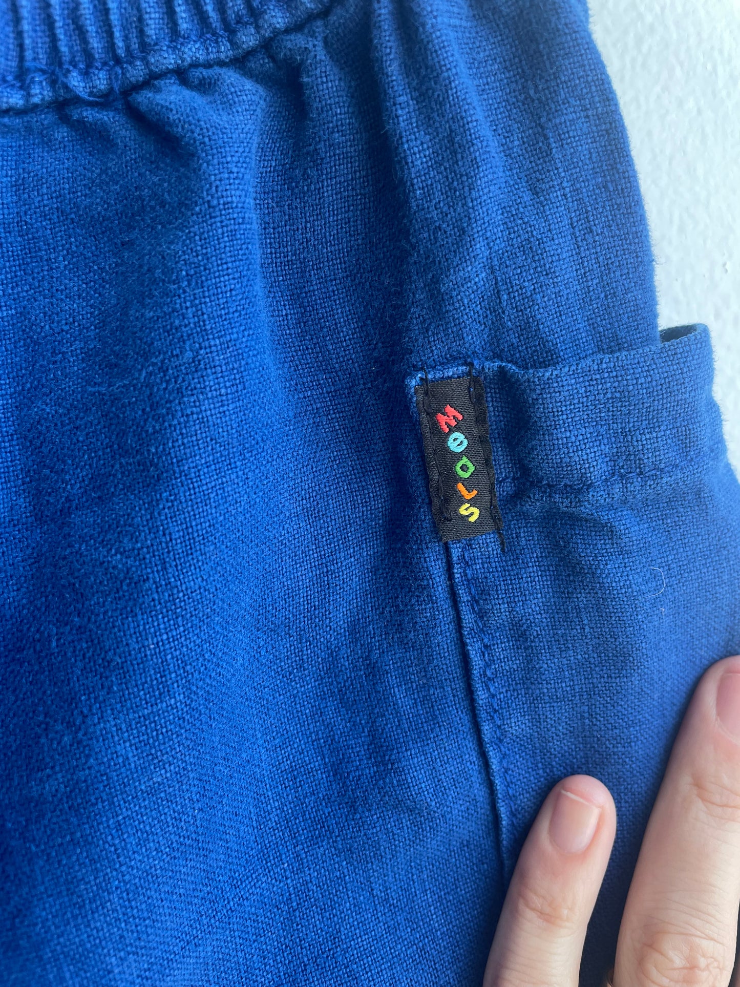 Marked down from $120: Meals F.D.A. Blueberry Linen Shorts