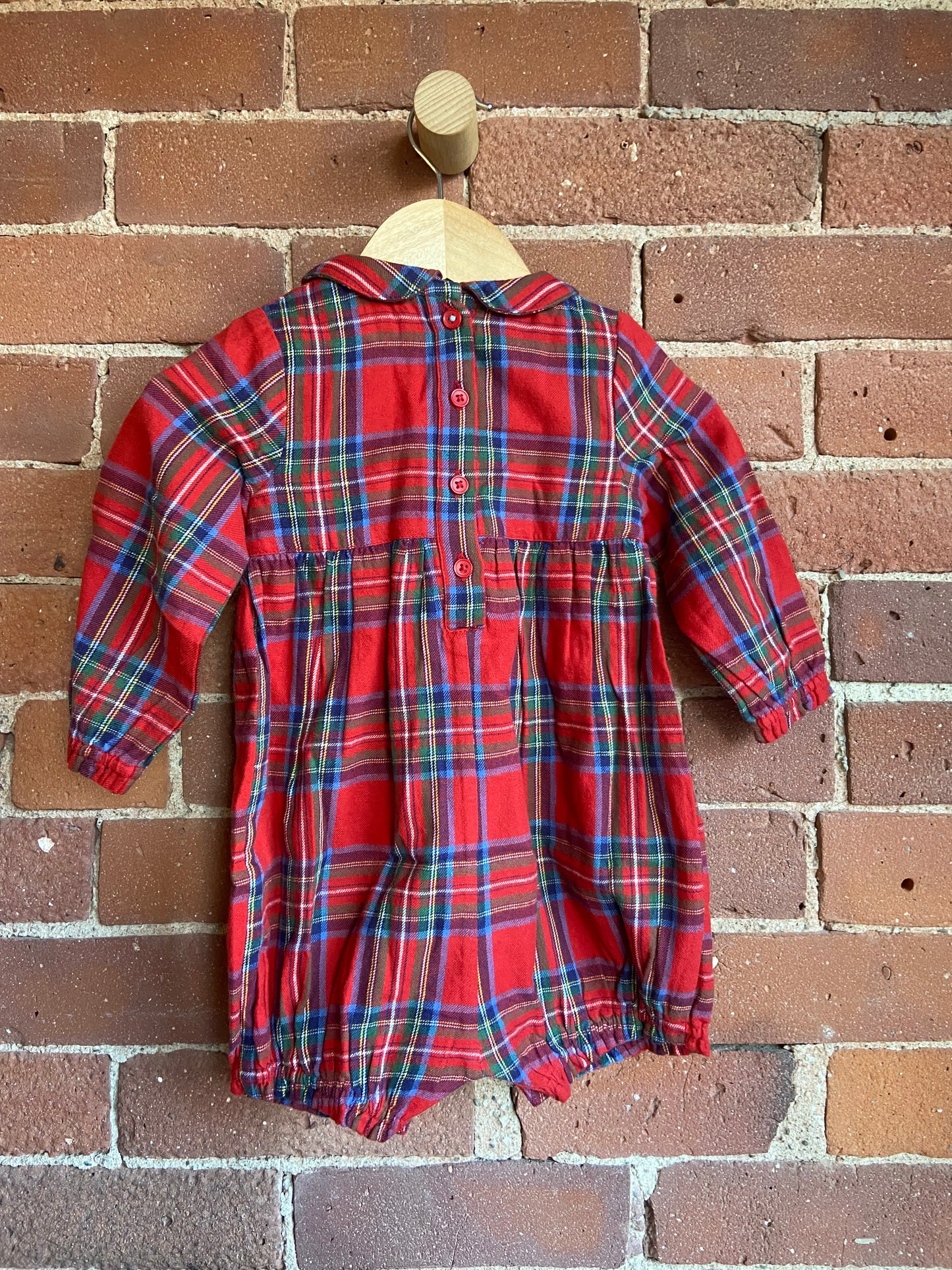 Little. Ones Boden plaid dress sz 6-9 mo (4,2)