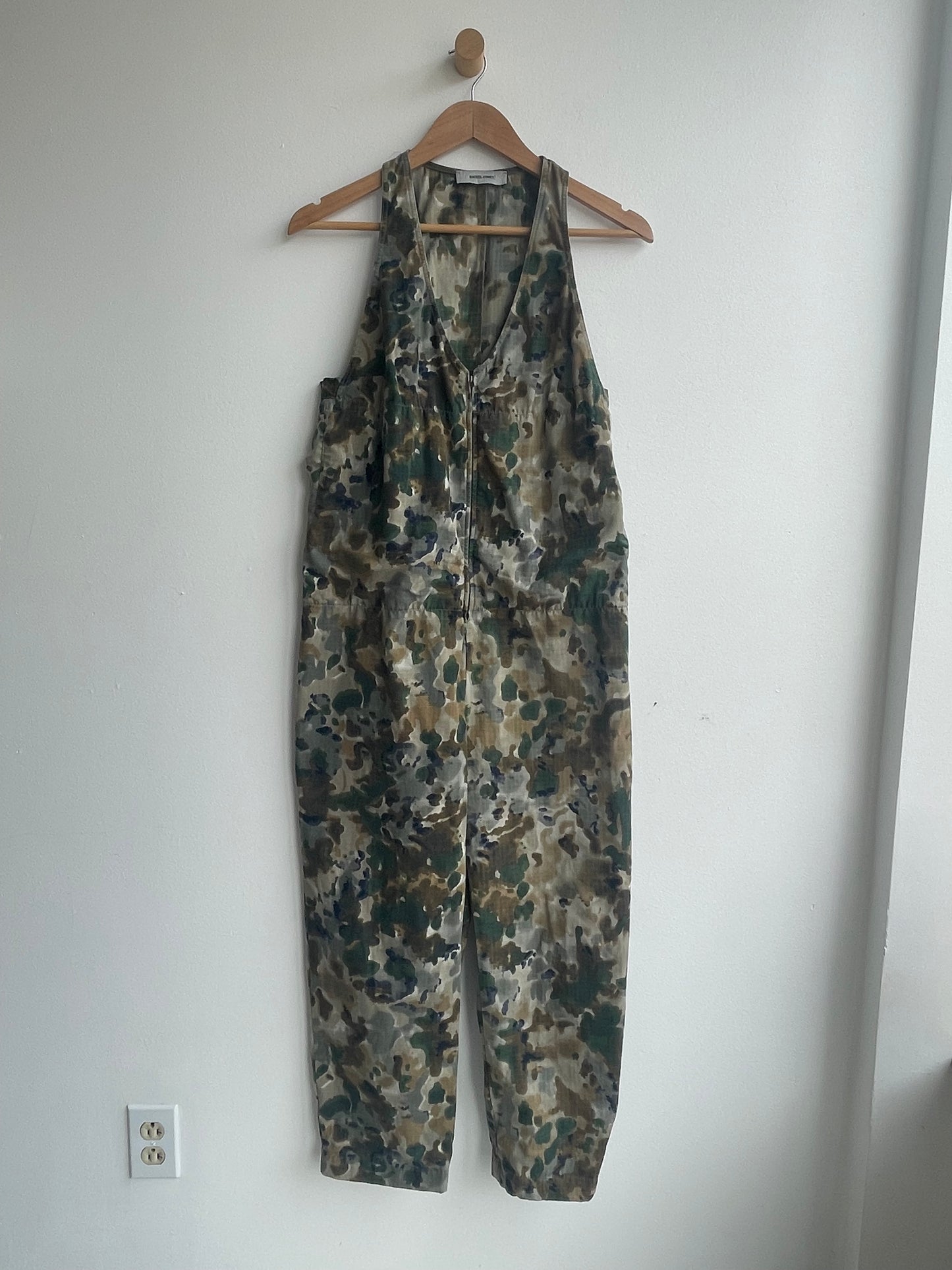 Camo tree stand Rachel Comey jumpsuit SS1-2