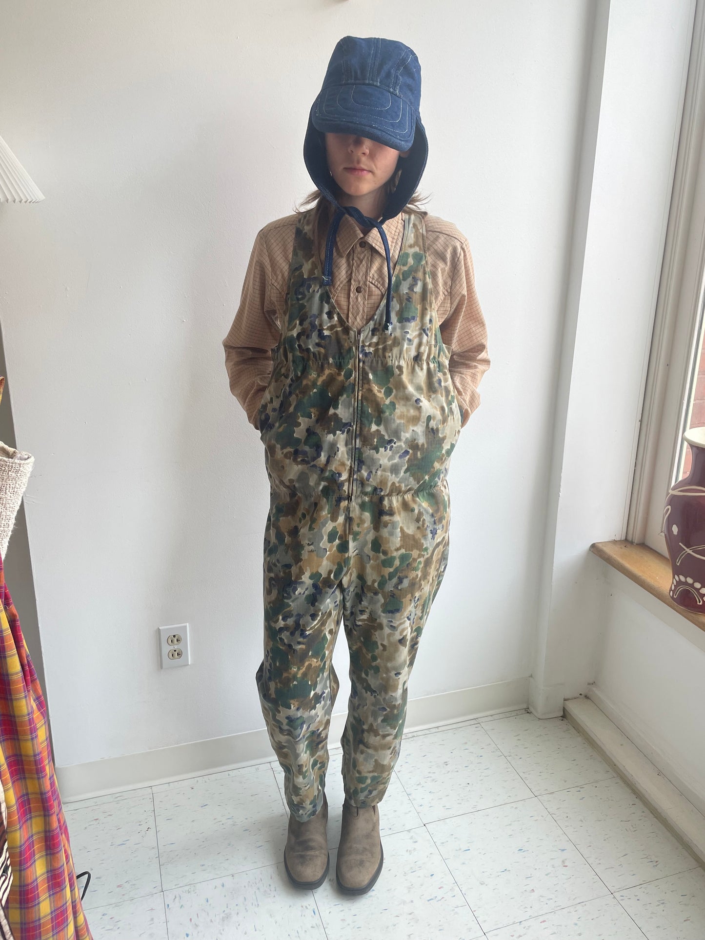 Camo tree stand Rachel Comey jumpsuit SS1-2