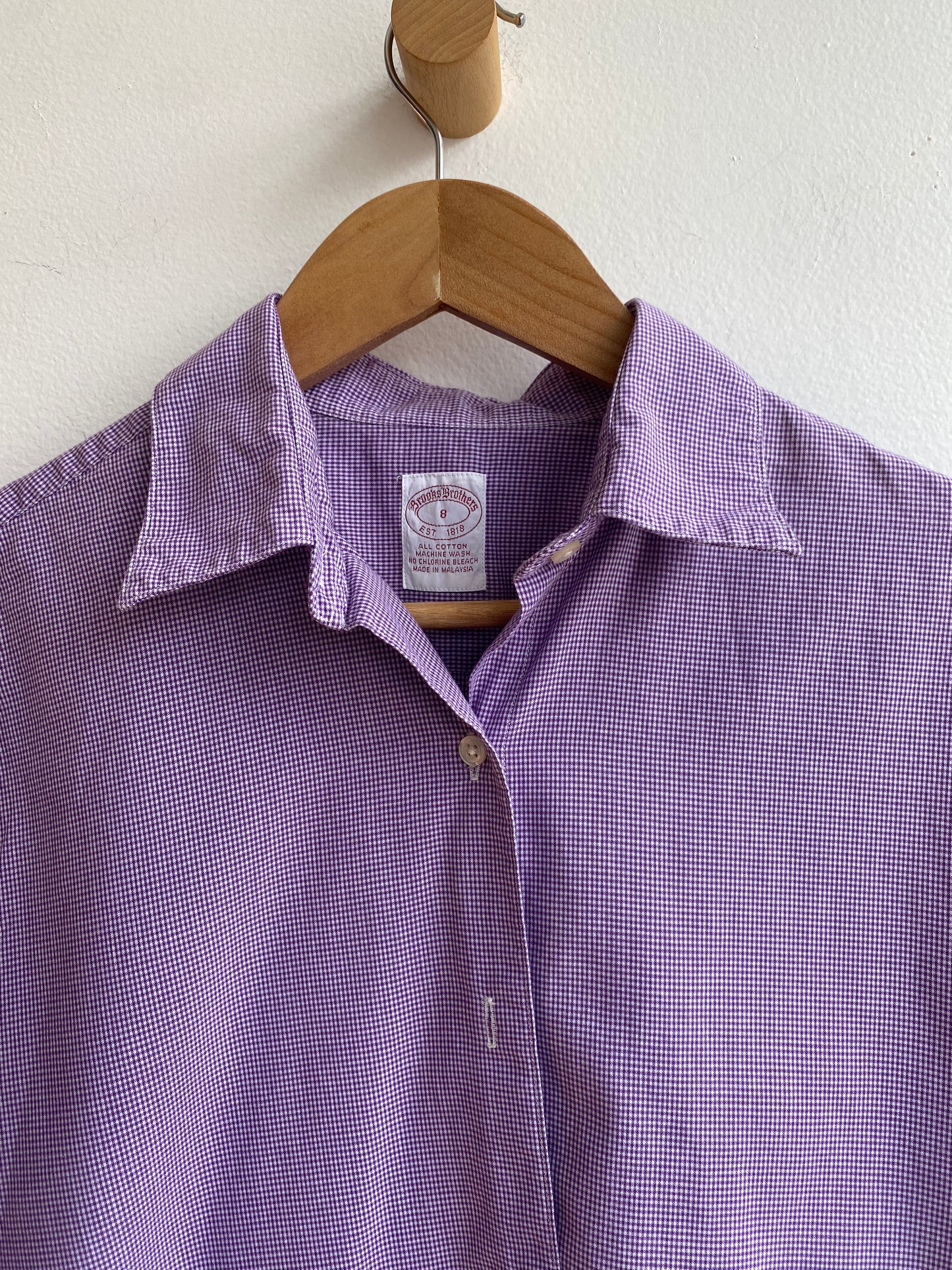 Lilac Brooks Brothers button-up SS2-3
