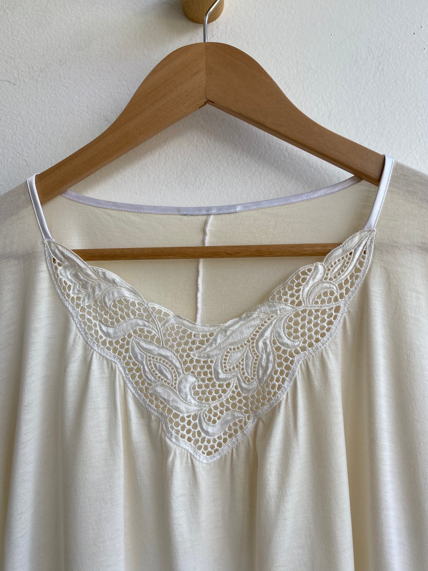 Vintage off-white cotton nightie SS2