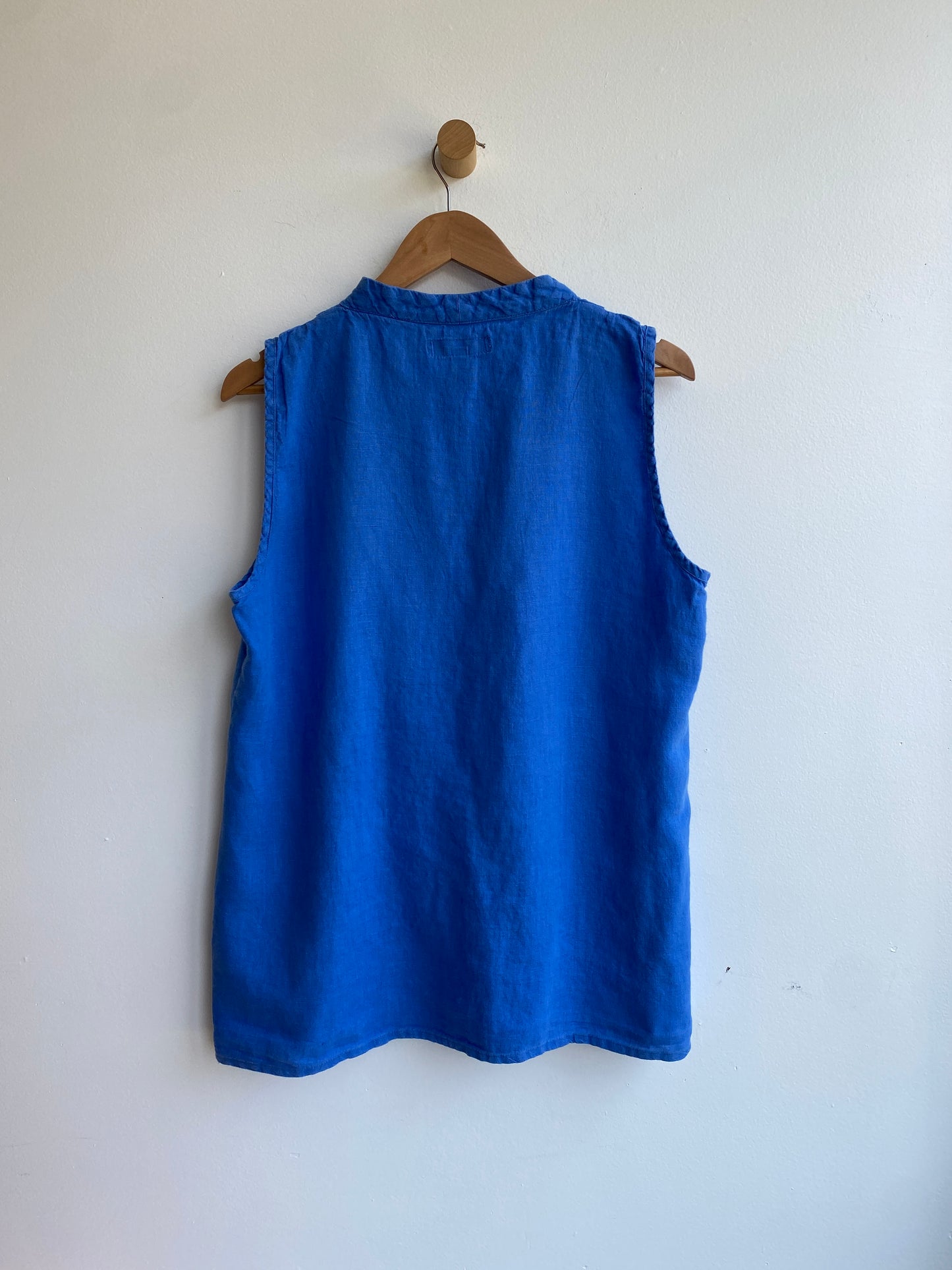 Electric blue linen tunic SS1-2
