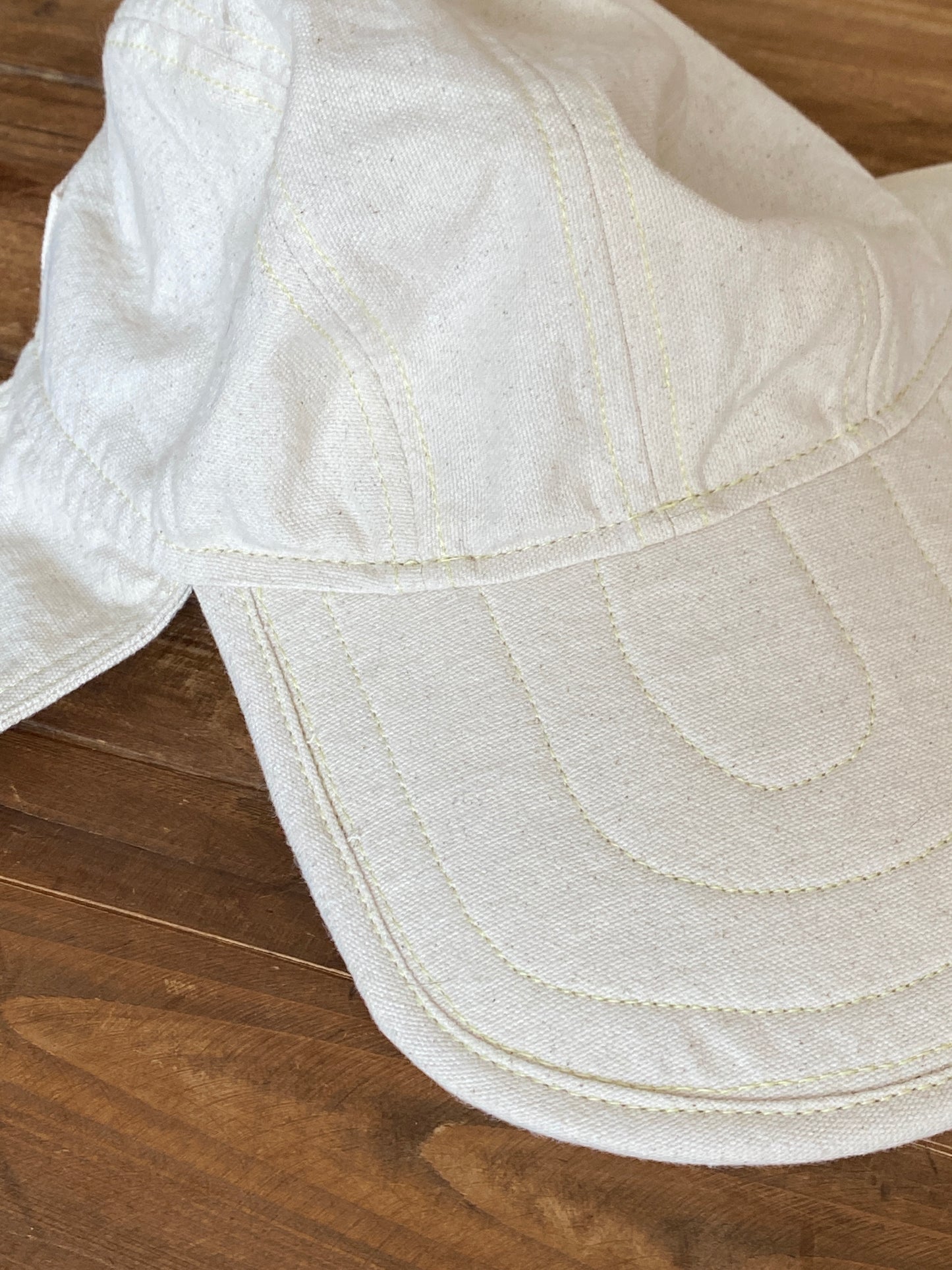 Marked down from $135: Denim camp cap