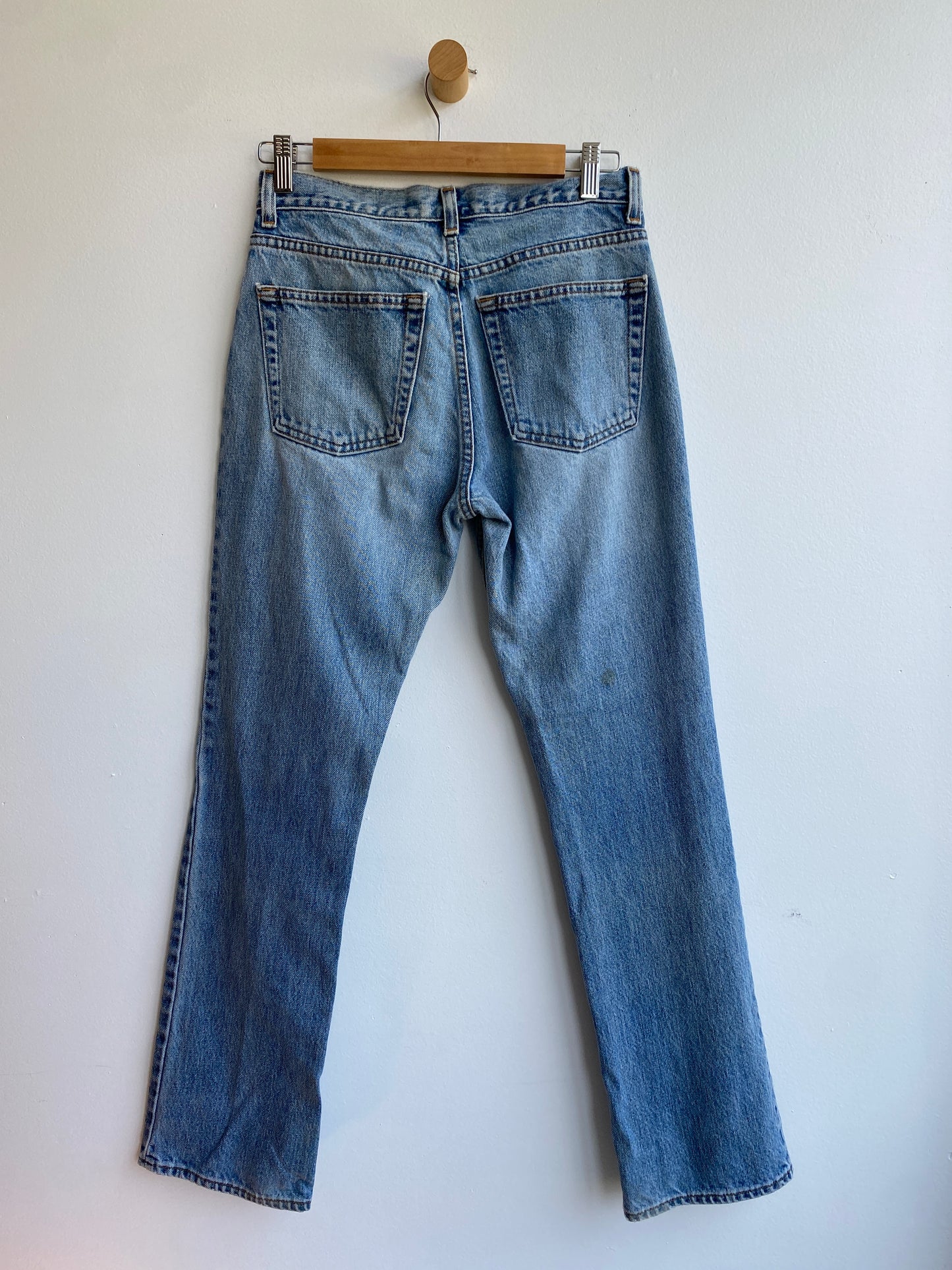 Medium wash boot cut jeans SS1-2