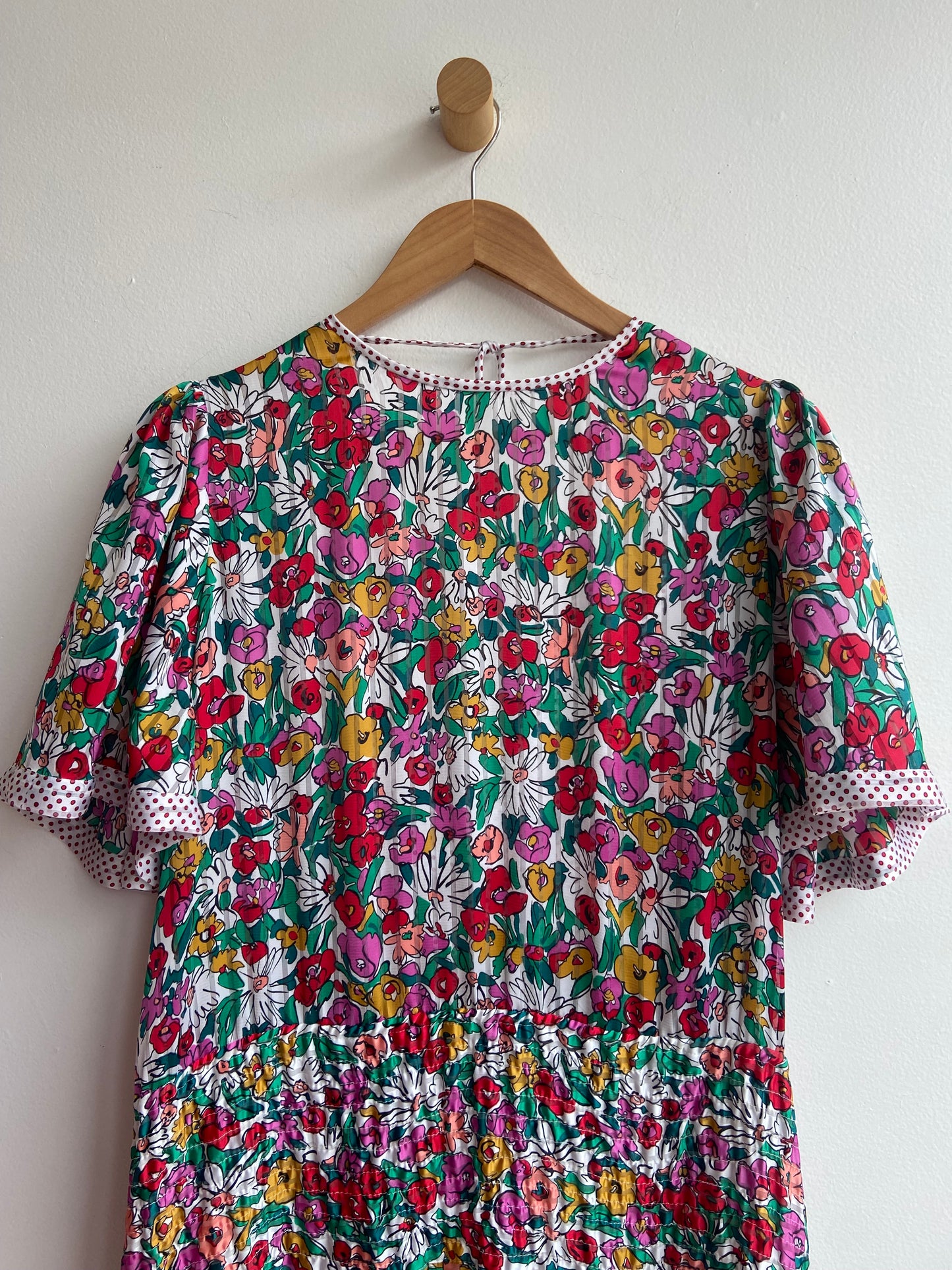 Diane Freis Garden Flapper Dress with a Drop-back Neck SS1-3
