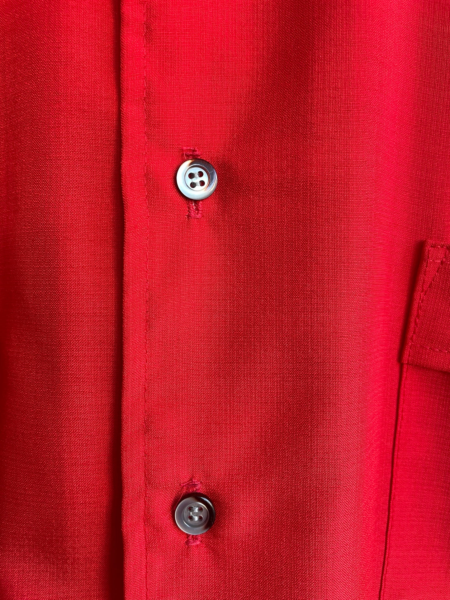 Red Van Heusen Button-Up SS2