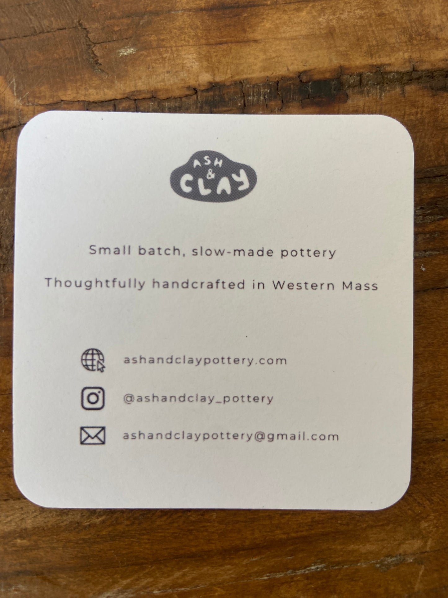 Ash & Clay blue grid soap dish