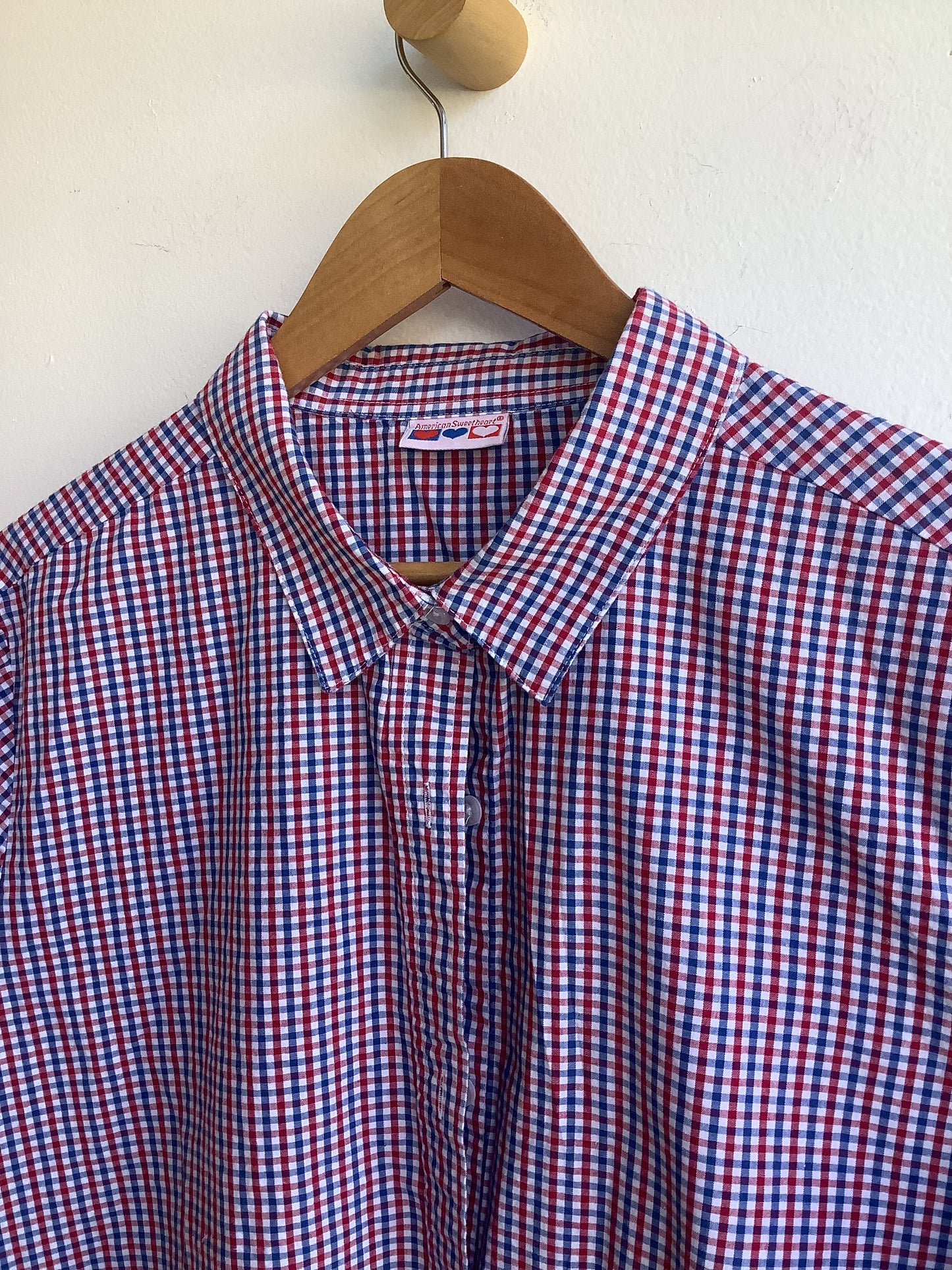 American Sweetheart gingham shirt SS1-2