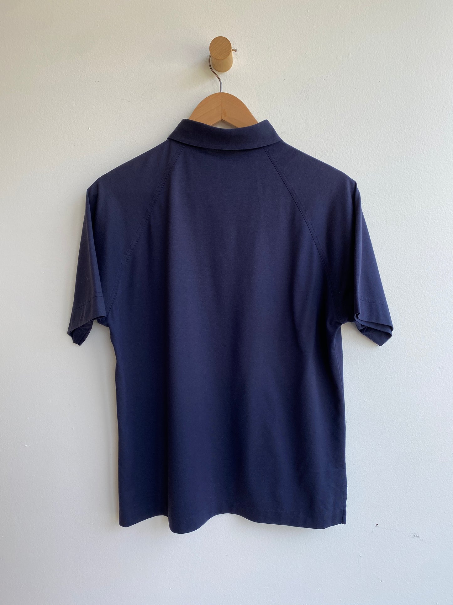 Butterfly collar navy polo SS1-2