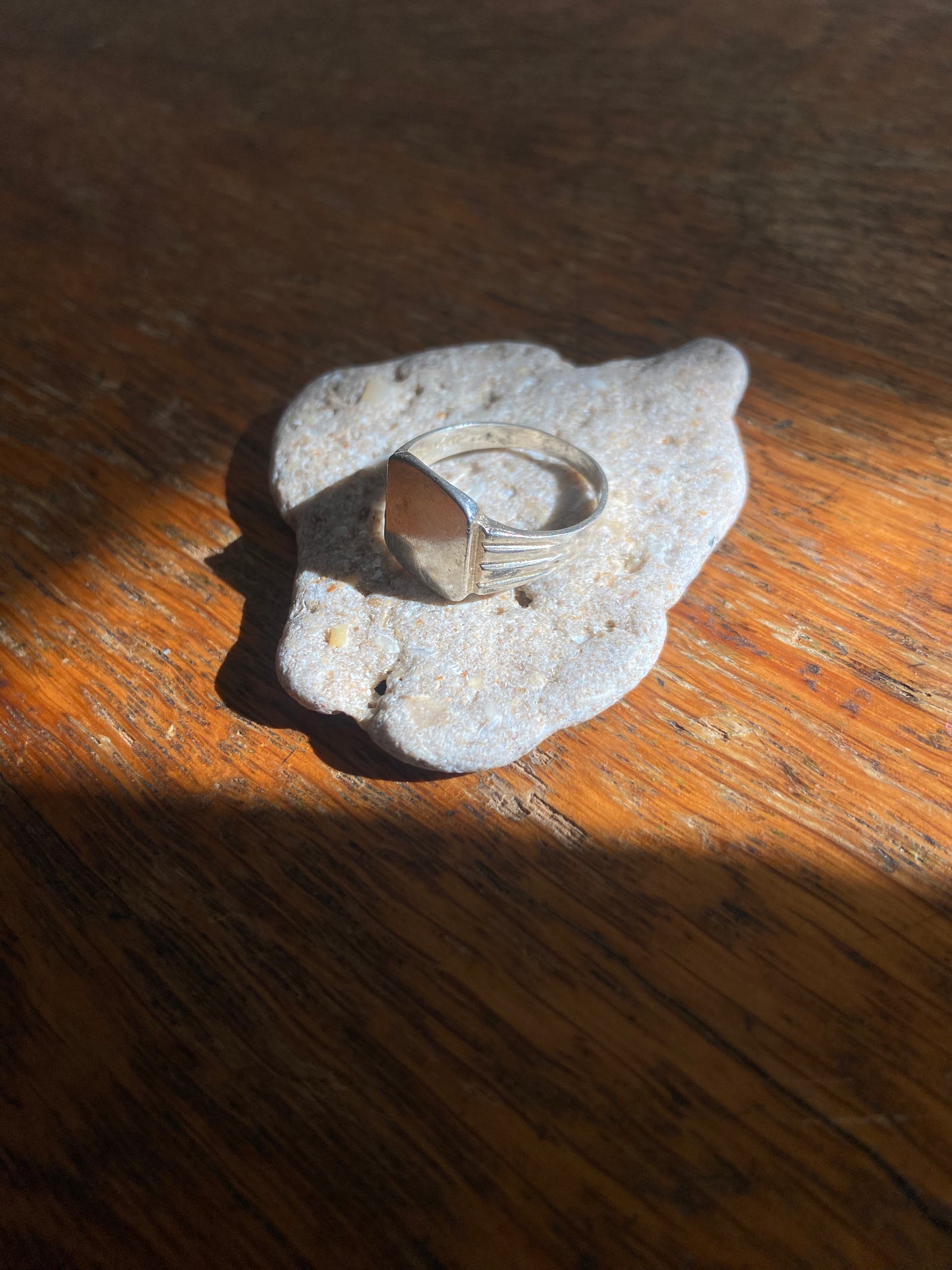Sterling silver signet ring SS 8