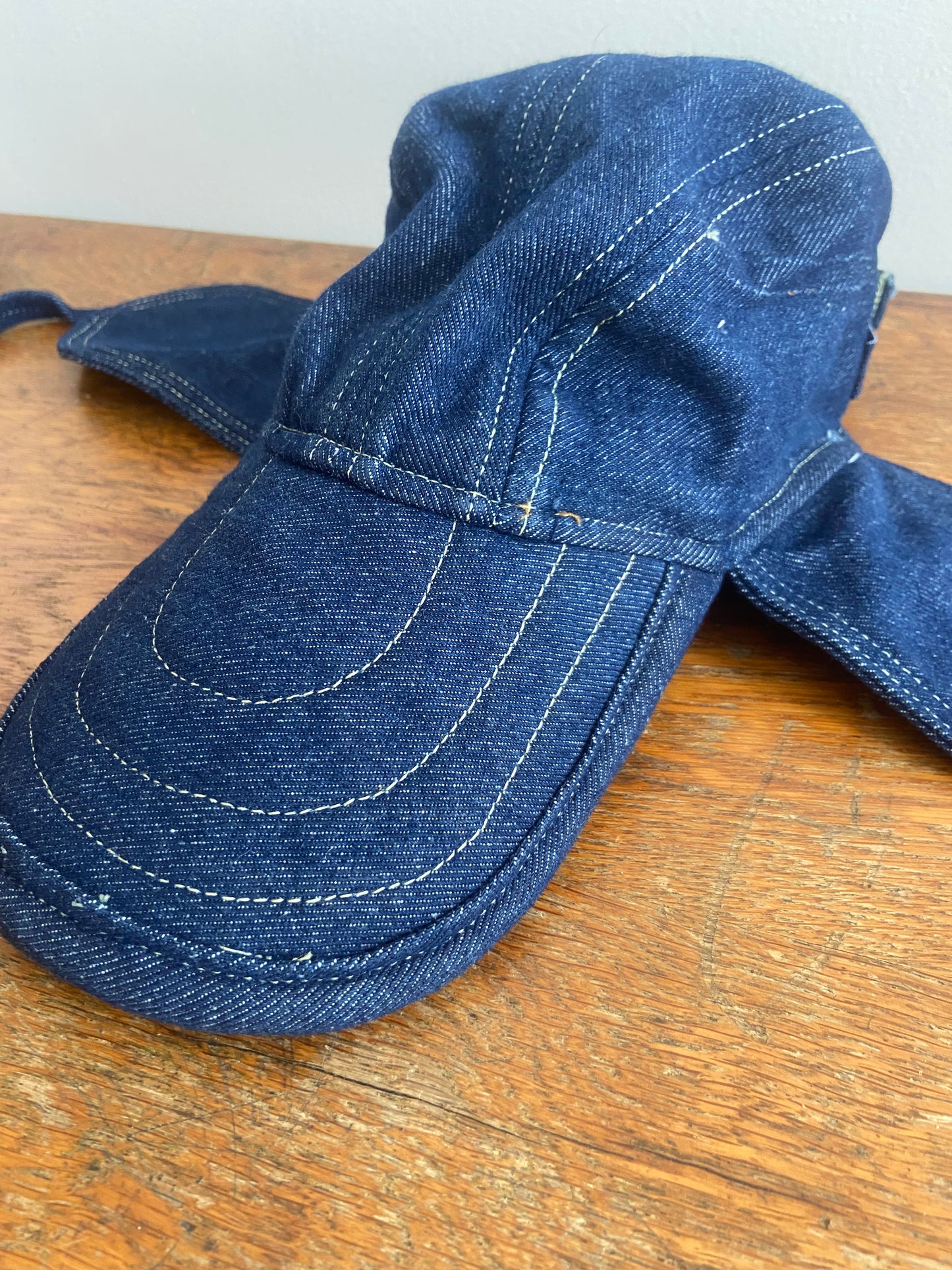 Marked down from $135: Denim camp cap