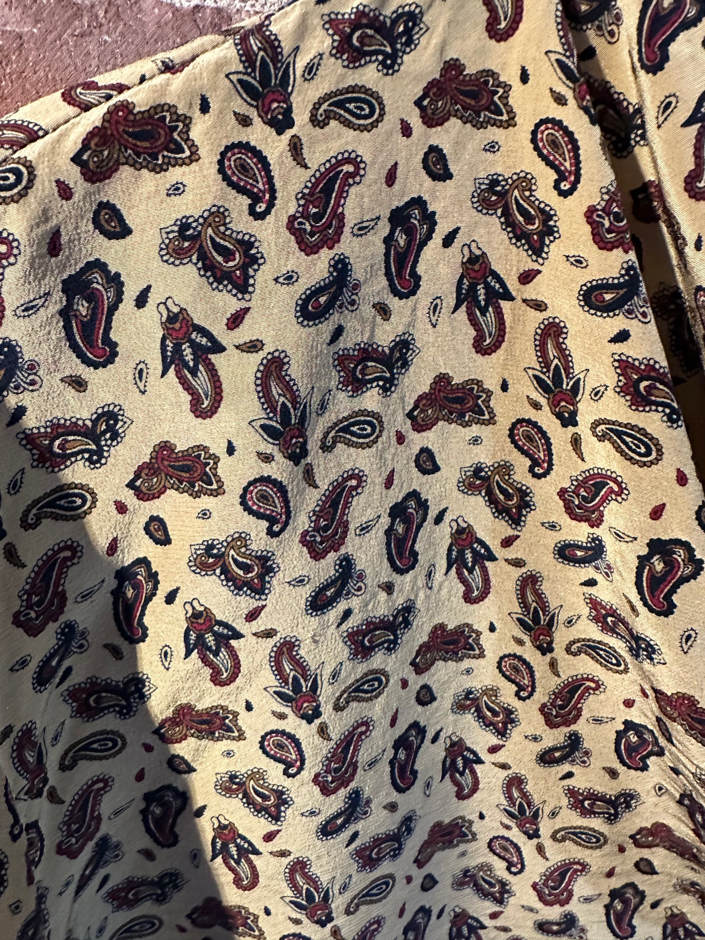 Silk paisley top SS 2