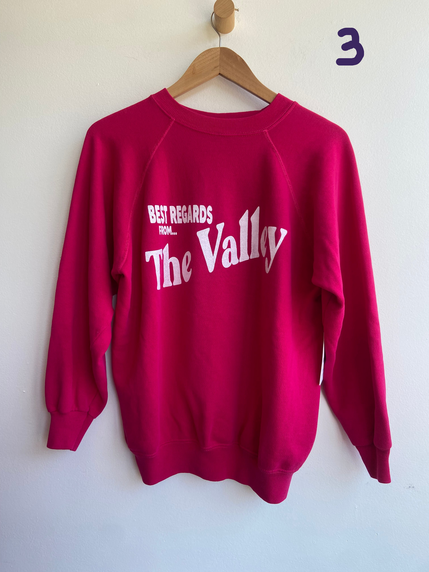 Best Regards from The Valley sweatshirt pink SS 1-3