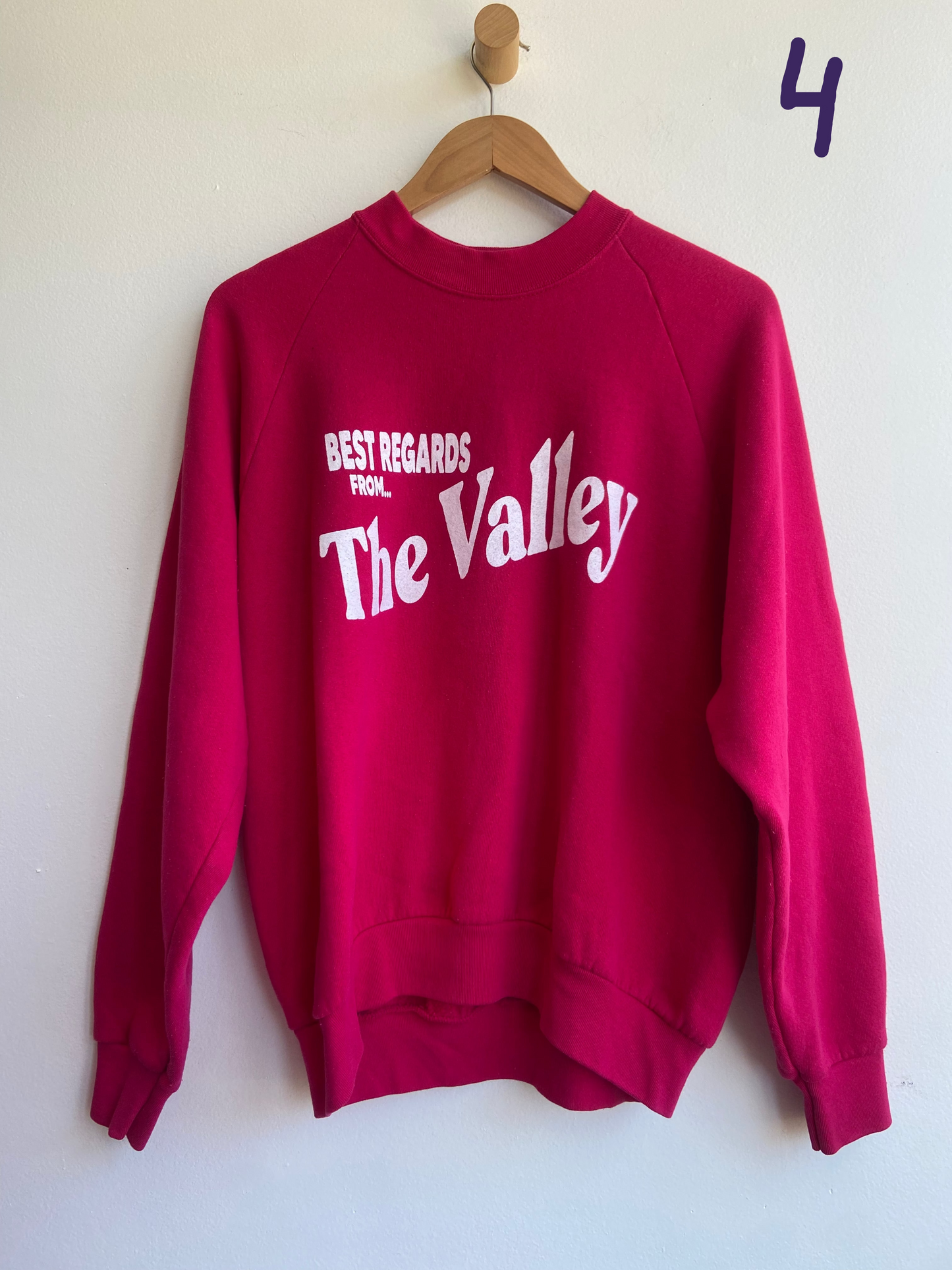 Best Regards from The Valley sweatshirt pink SS 1-3