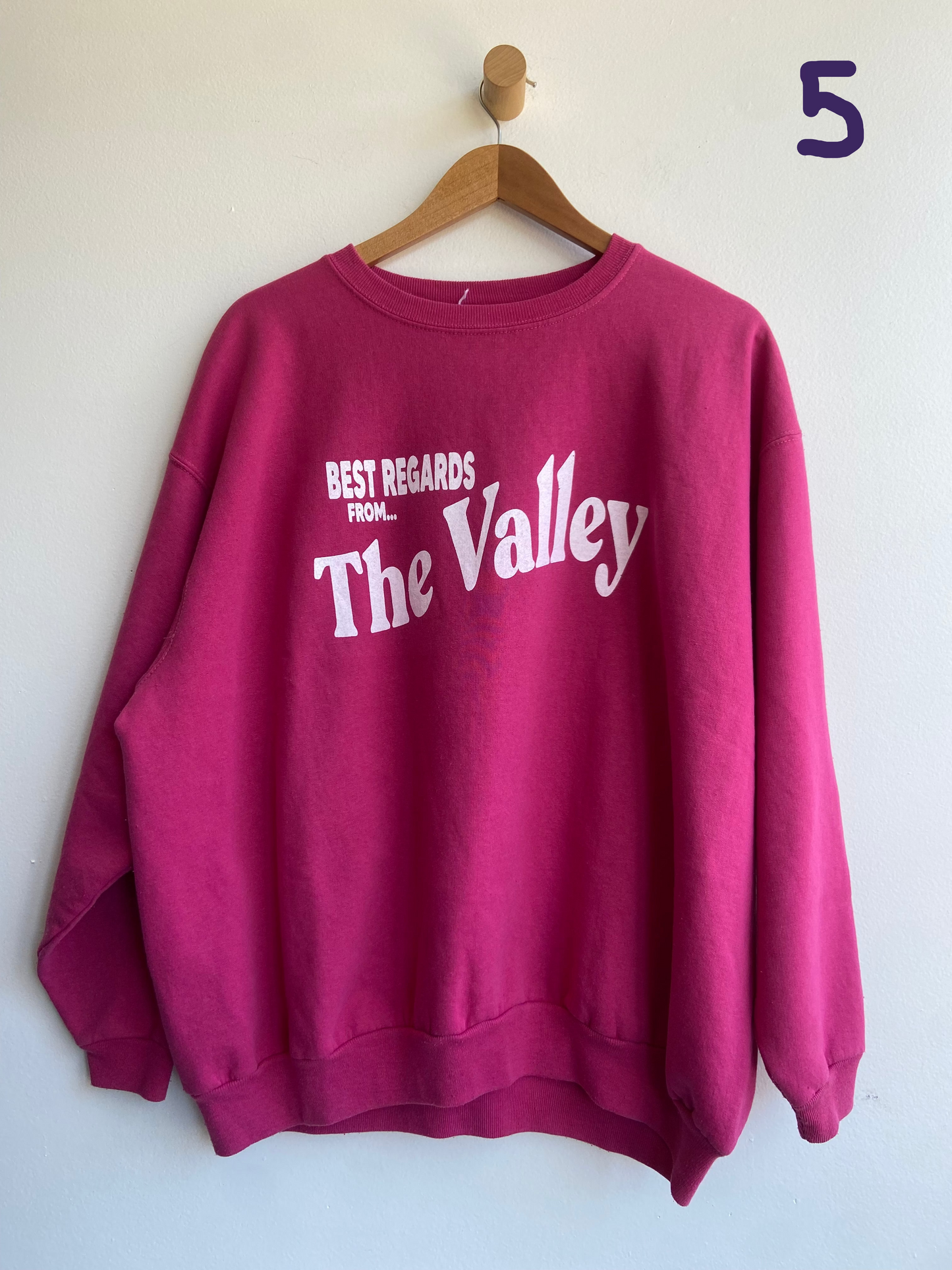 Best Regards from The Valley sweatshirt pink SS 1-3