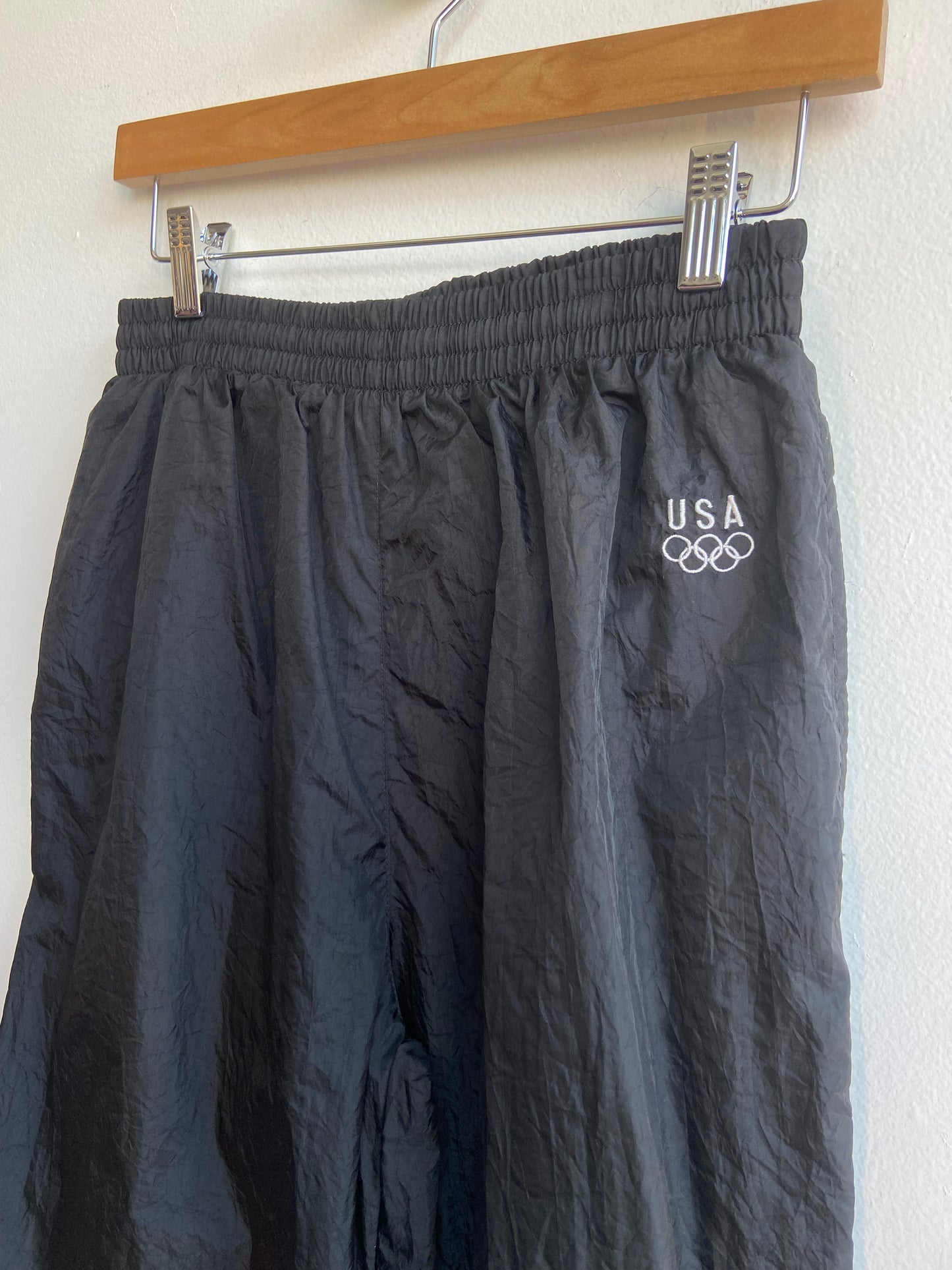 Black USA windbreaker pants SS 1-2