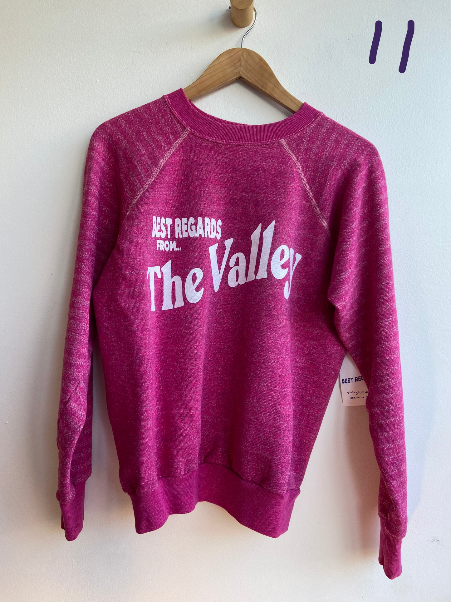 Best Regards from The Valley sweatshirt pink SS 1-3