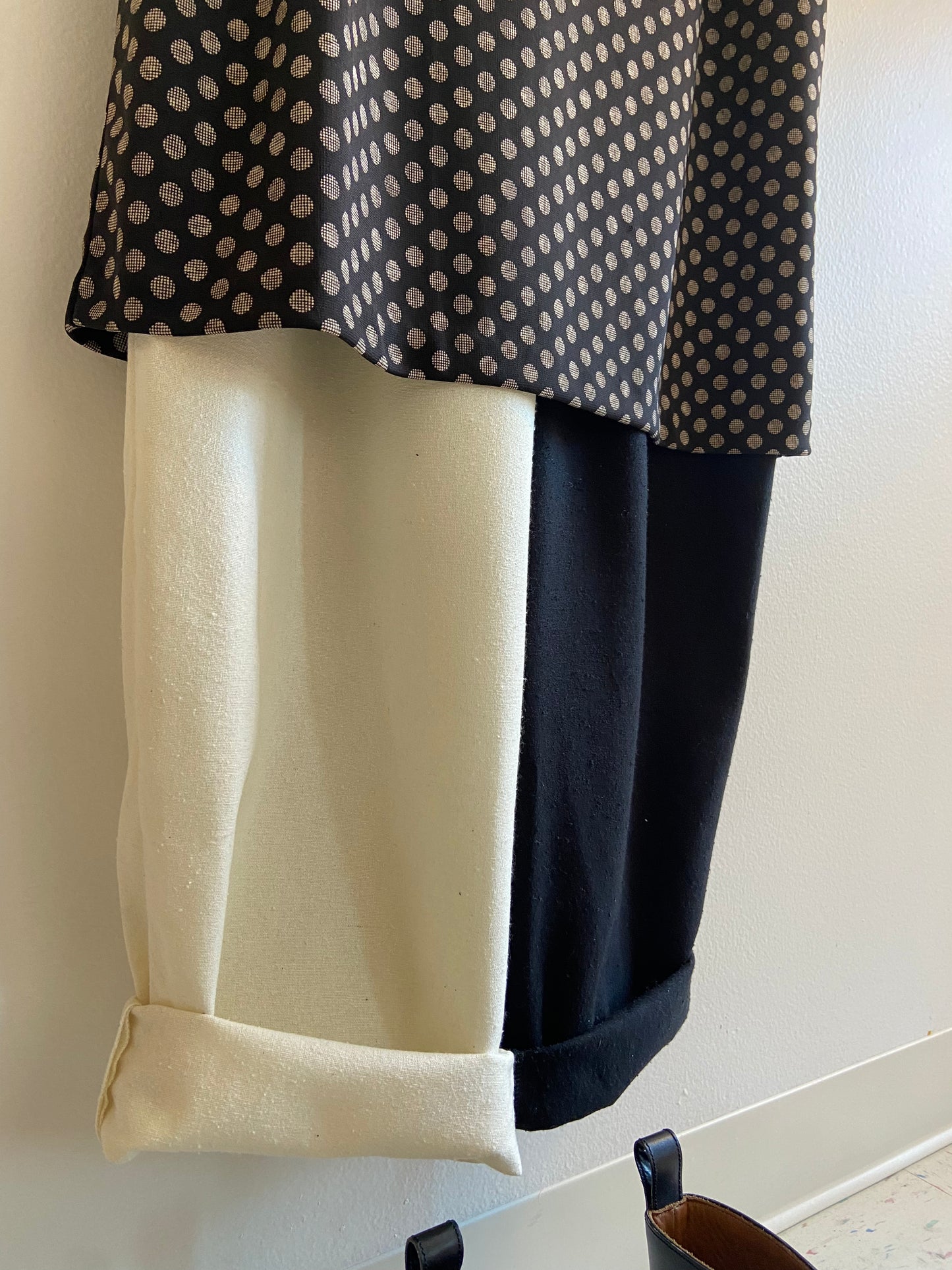 Marked down from $240: Laurs Kemp silk colorblock pants S-2XL