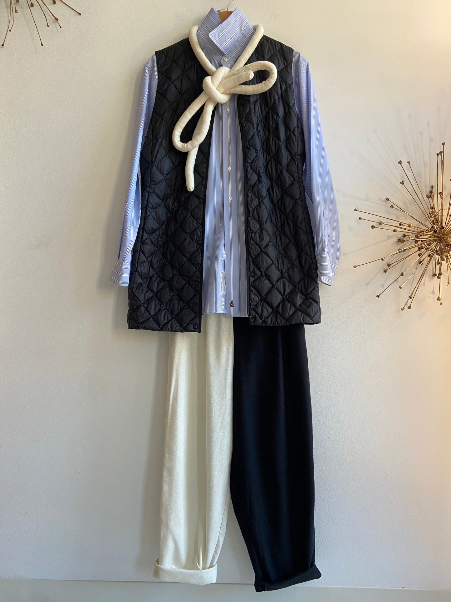 Marked down from $240: Laurs Kemp silk colorblock pants S-2XL