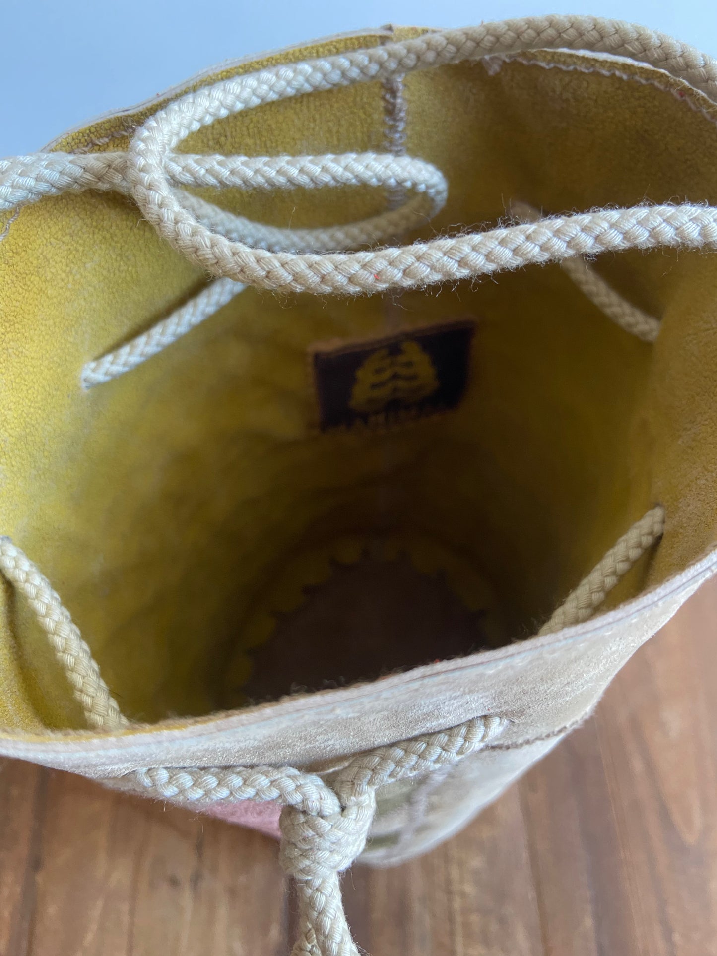 Manimal patchwork leather bag