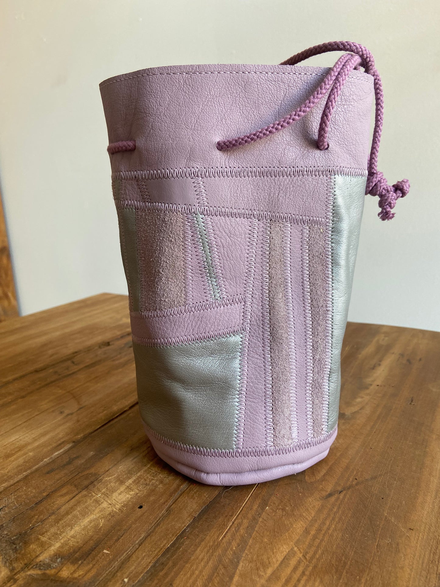 Marked down from $245: Manimal patchwork leather bag lavender