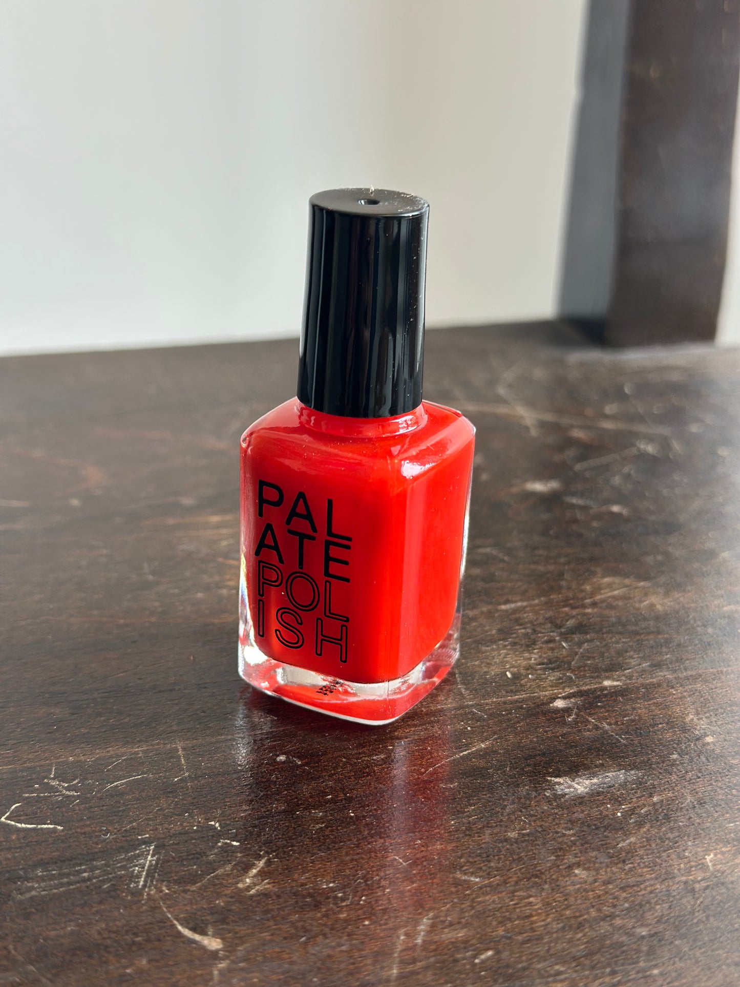 Palate Polish nail color Cayenne