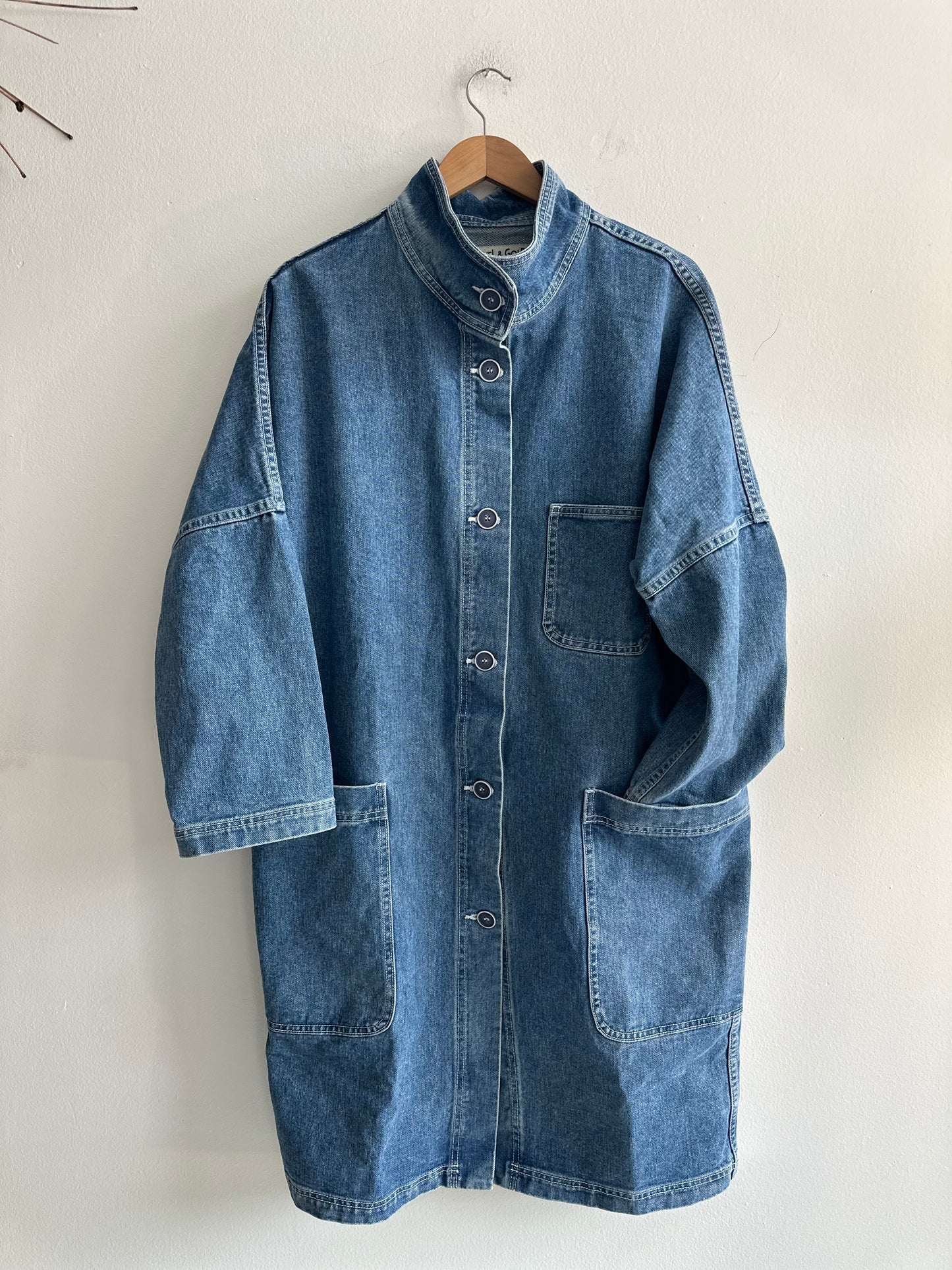 Gravel & Gold Ellis Coat in Yuba wash SS 1-3