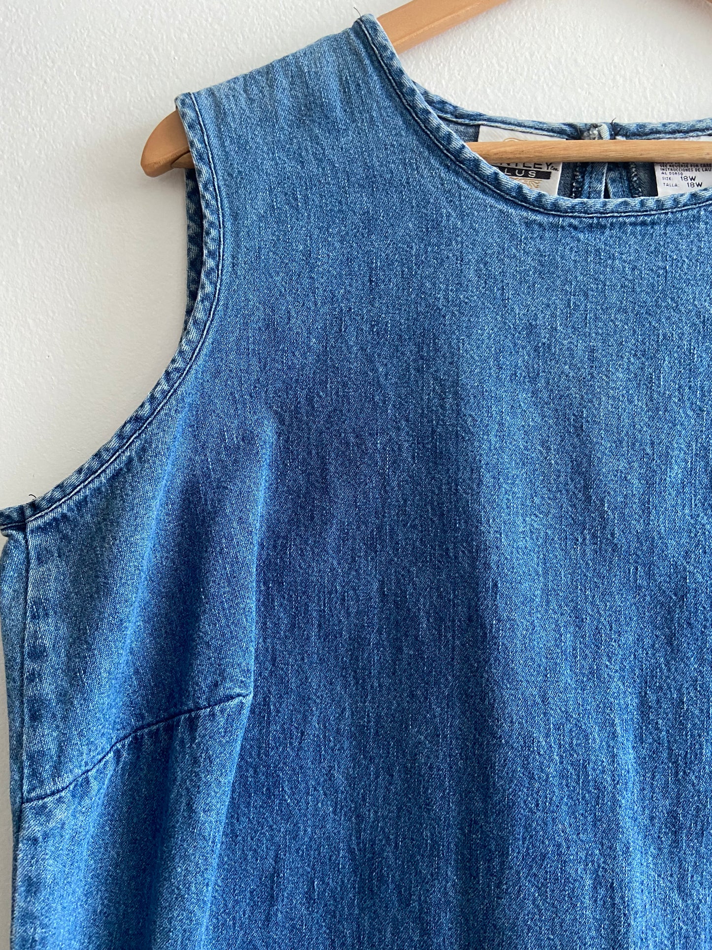 Denim A-Line dress SS 3