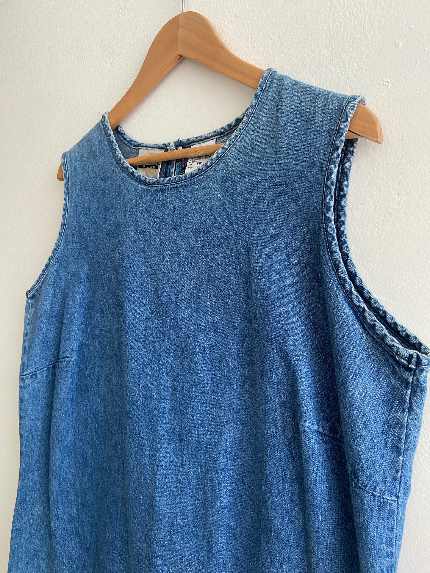 Denim A-Line dress SS 3