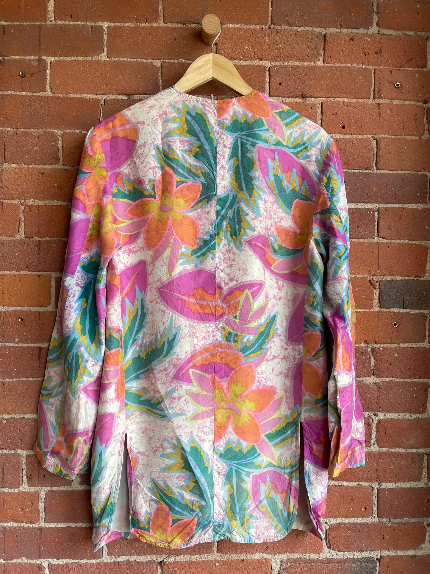Floral Tropical Silk Light Jacket SS2