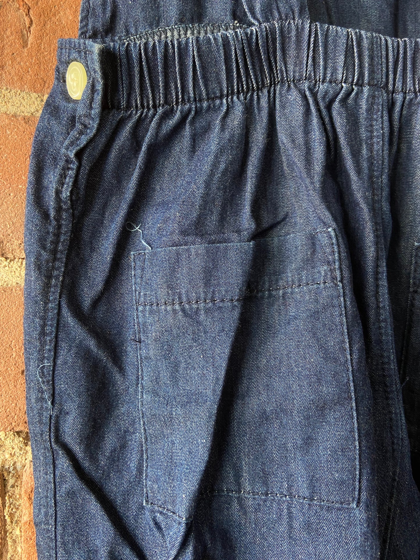 Little. Ones Mabo softest denim overalls sz 4/5 (3,3)