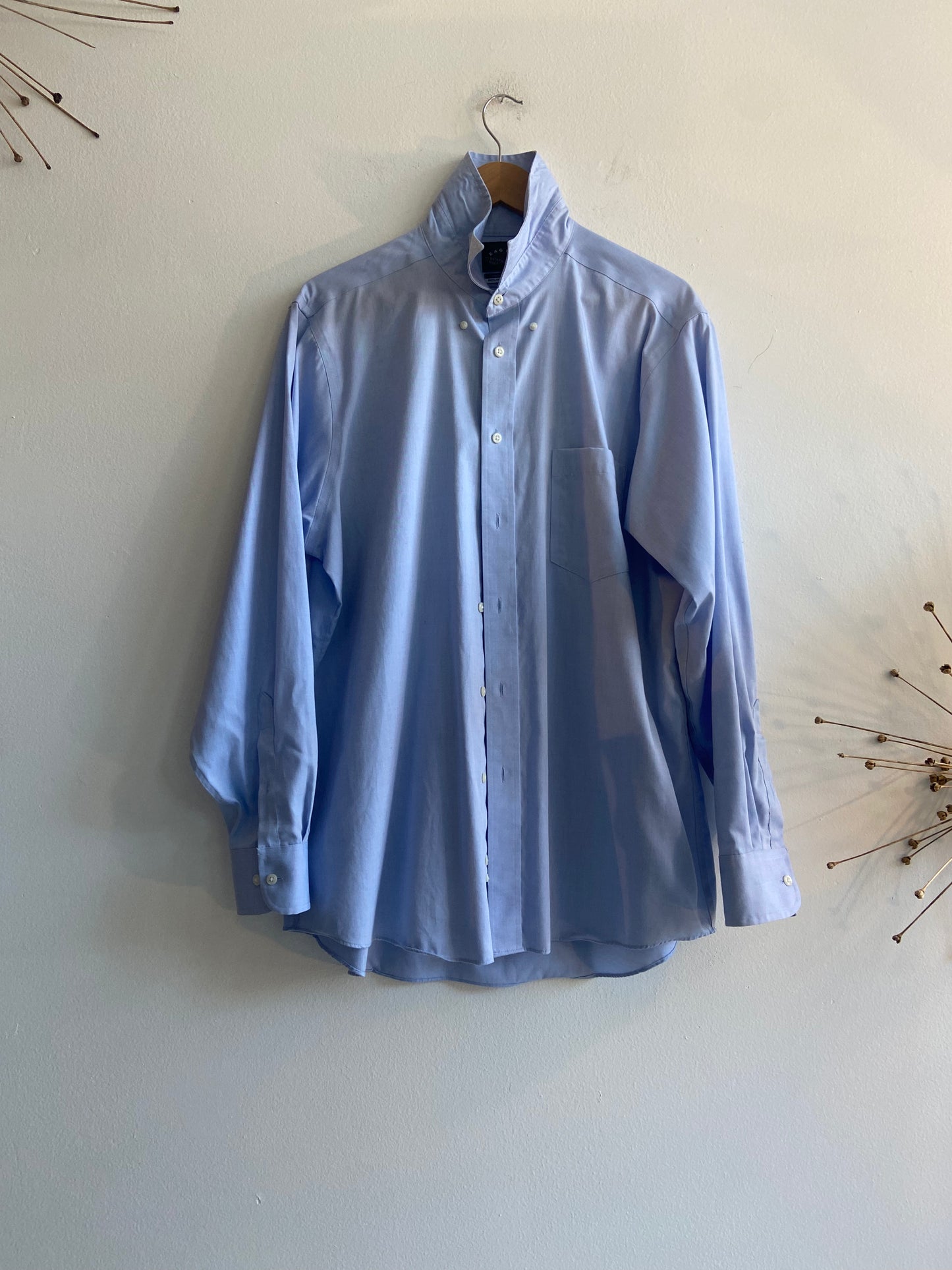 Eagle light blue button-up SS 3