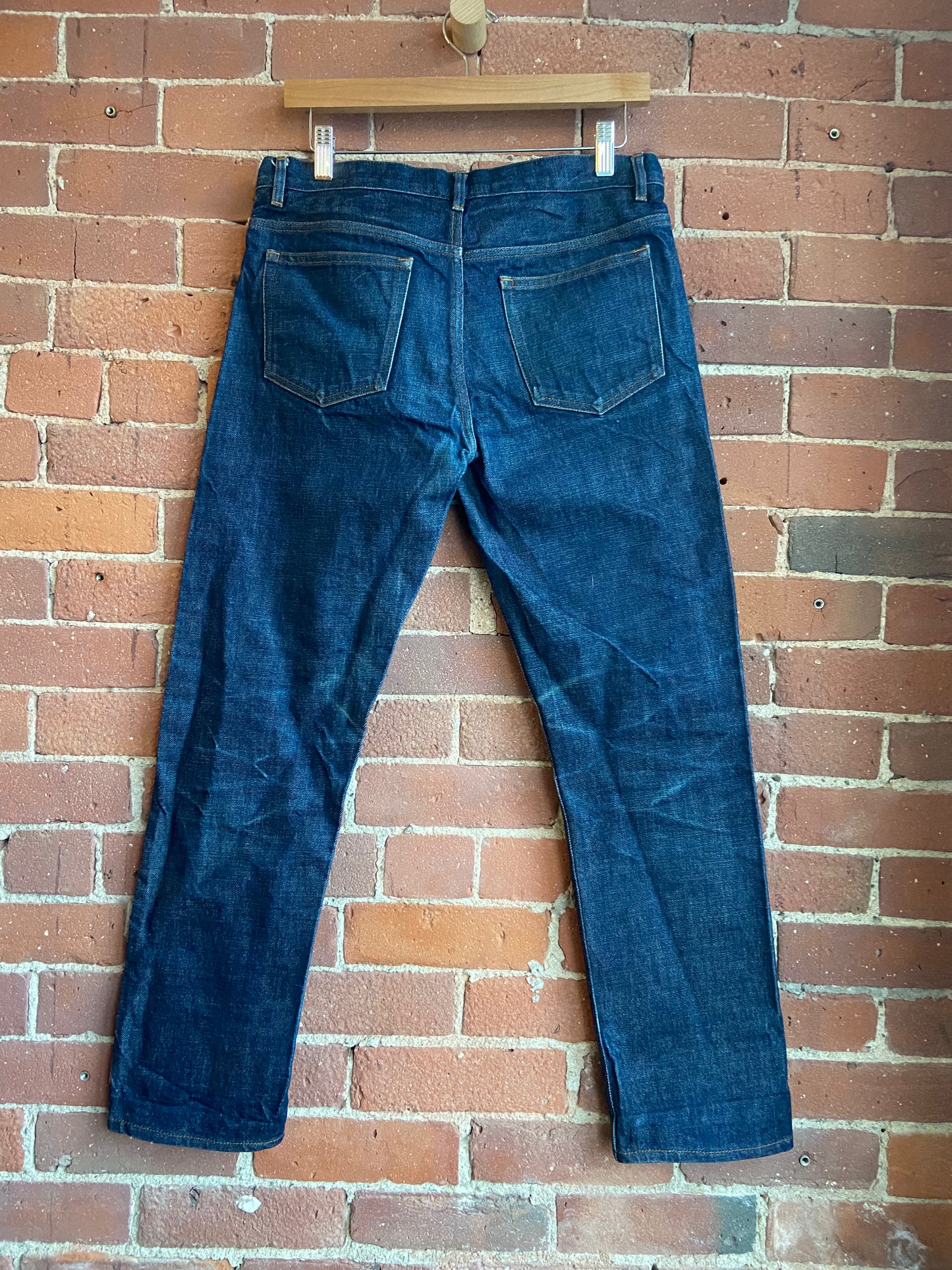 A.P.C. dark wash jeans SS 2