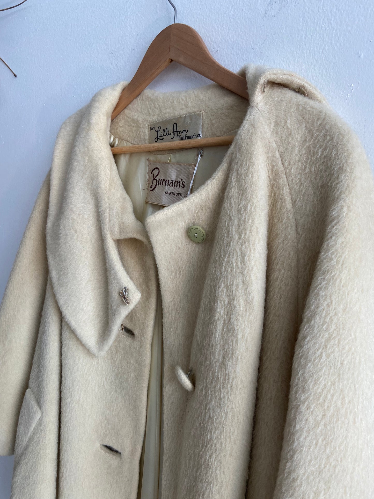 Vintage cream fancy coat SS1-3 (Now $45)
