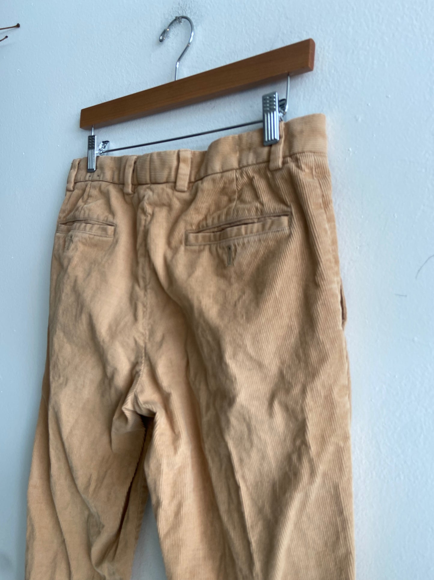 Brooks Brothers light tan corduroy trousers SS 1-2