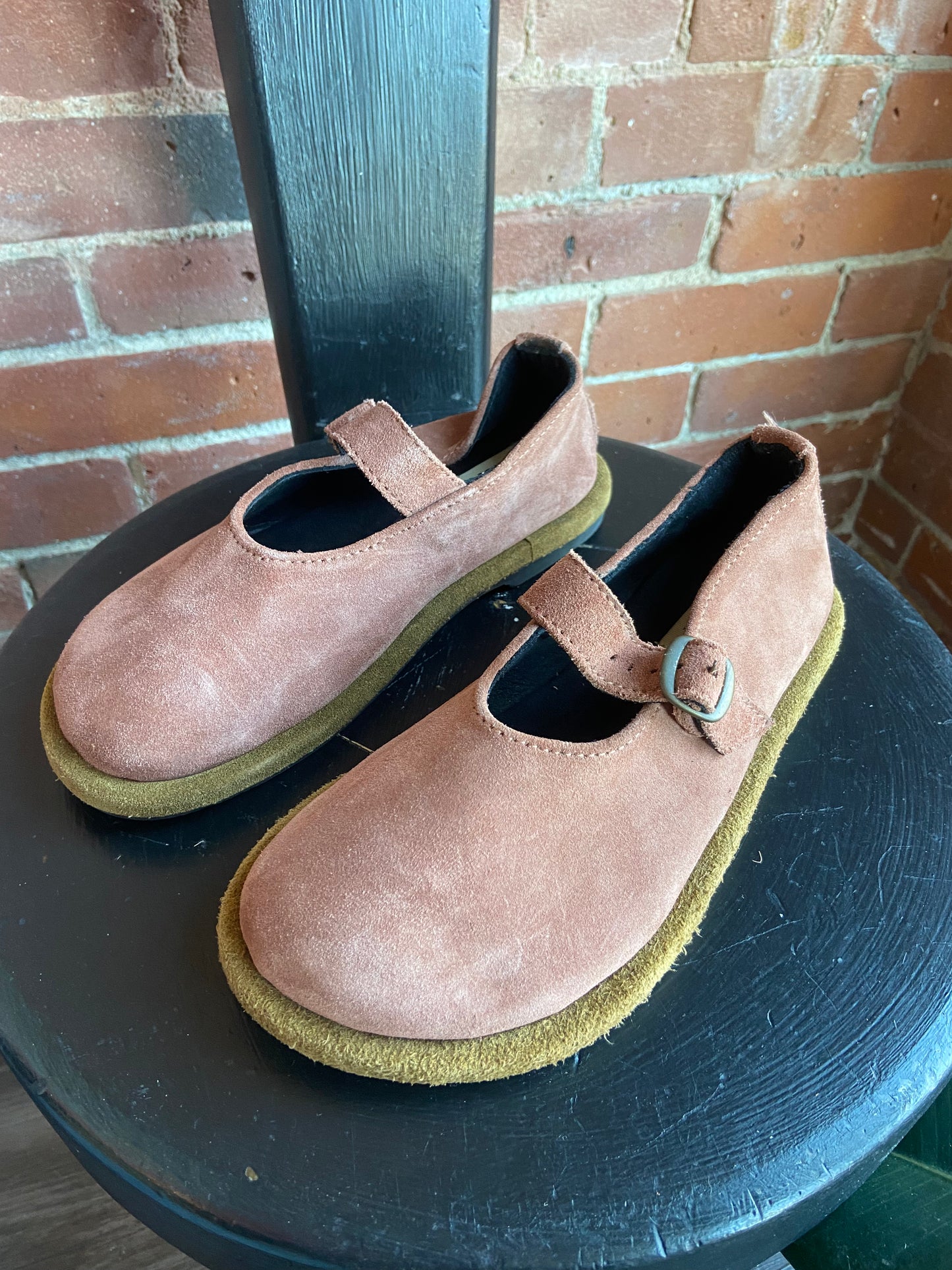 Handmade suede Mary Janes new size 39