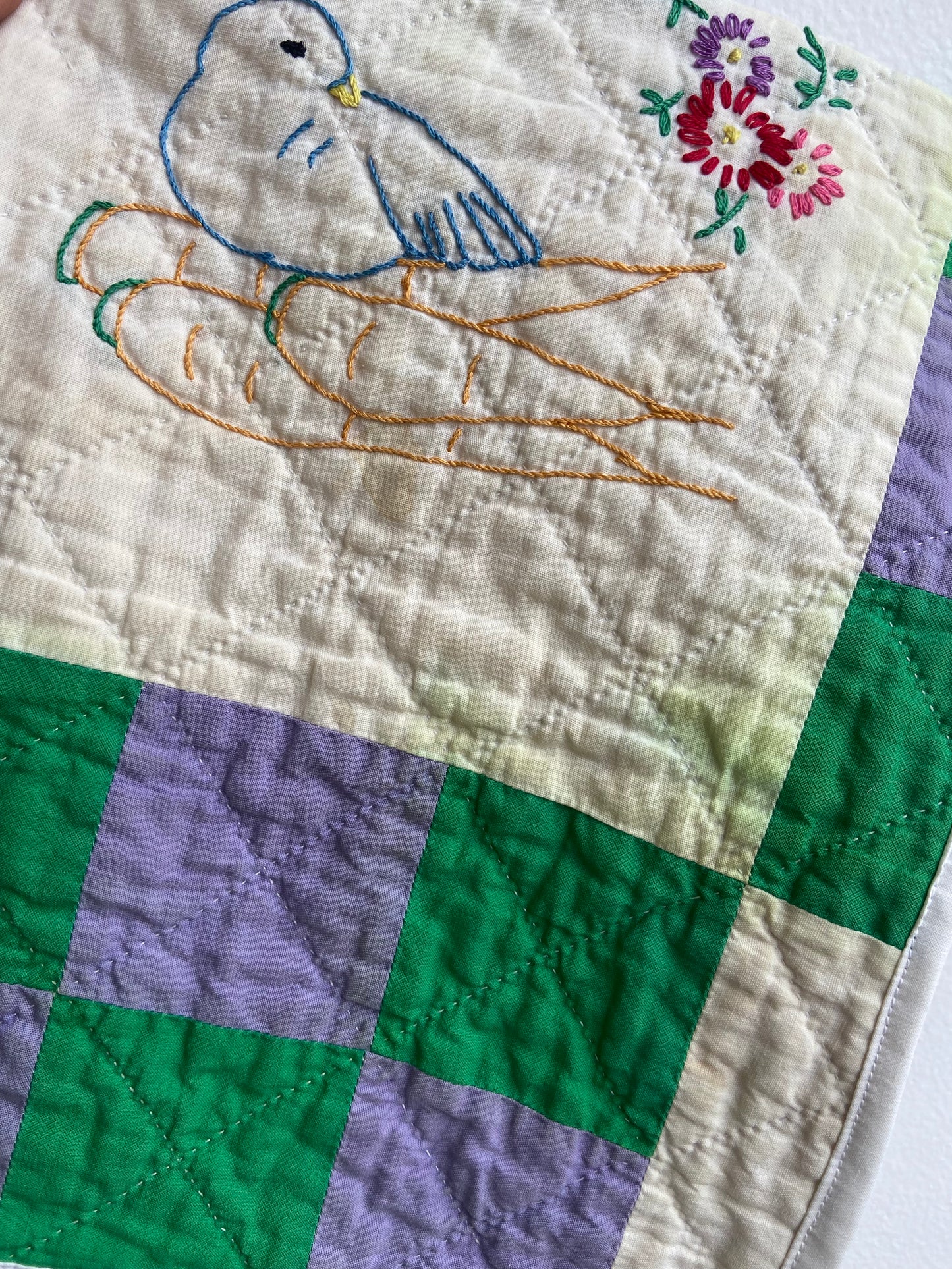 Archive Craft vintage quilt bonnet