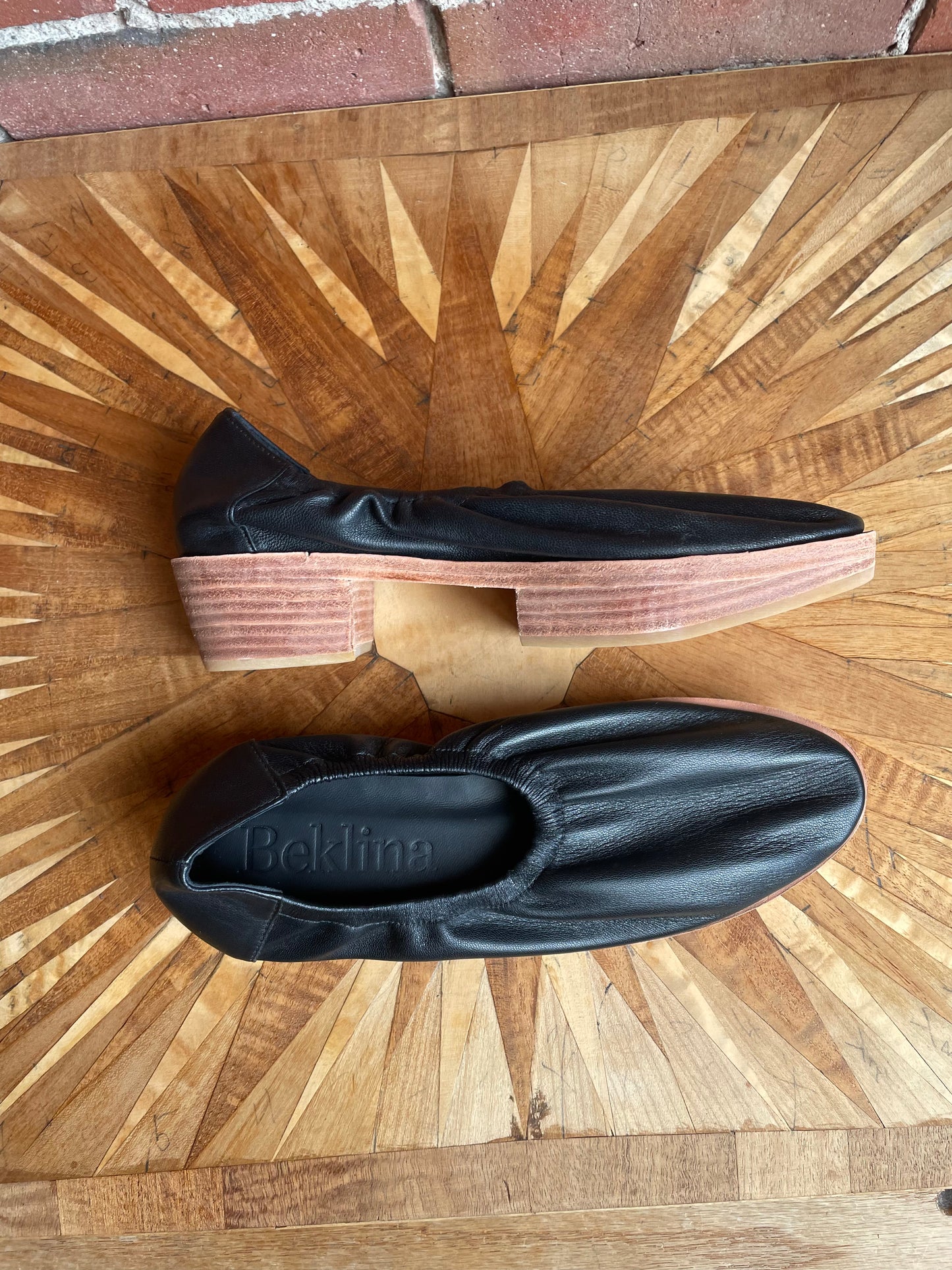 Beklina Leather Loafers, Size 8, New in Box