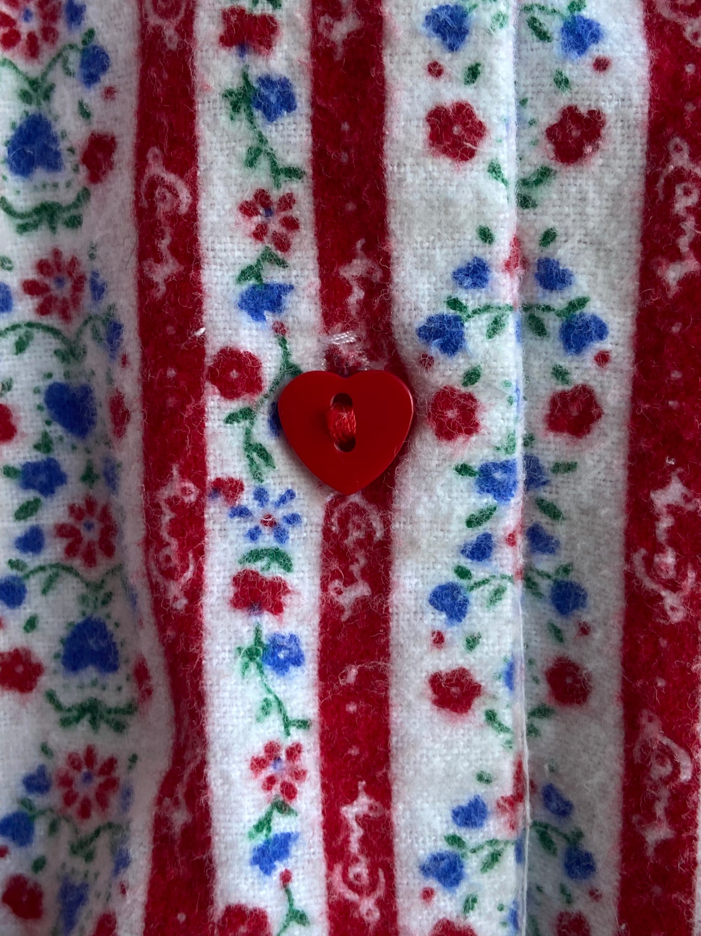 Flannel blue and red night gown SS 1-2