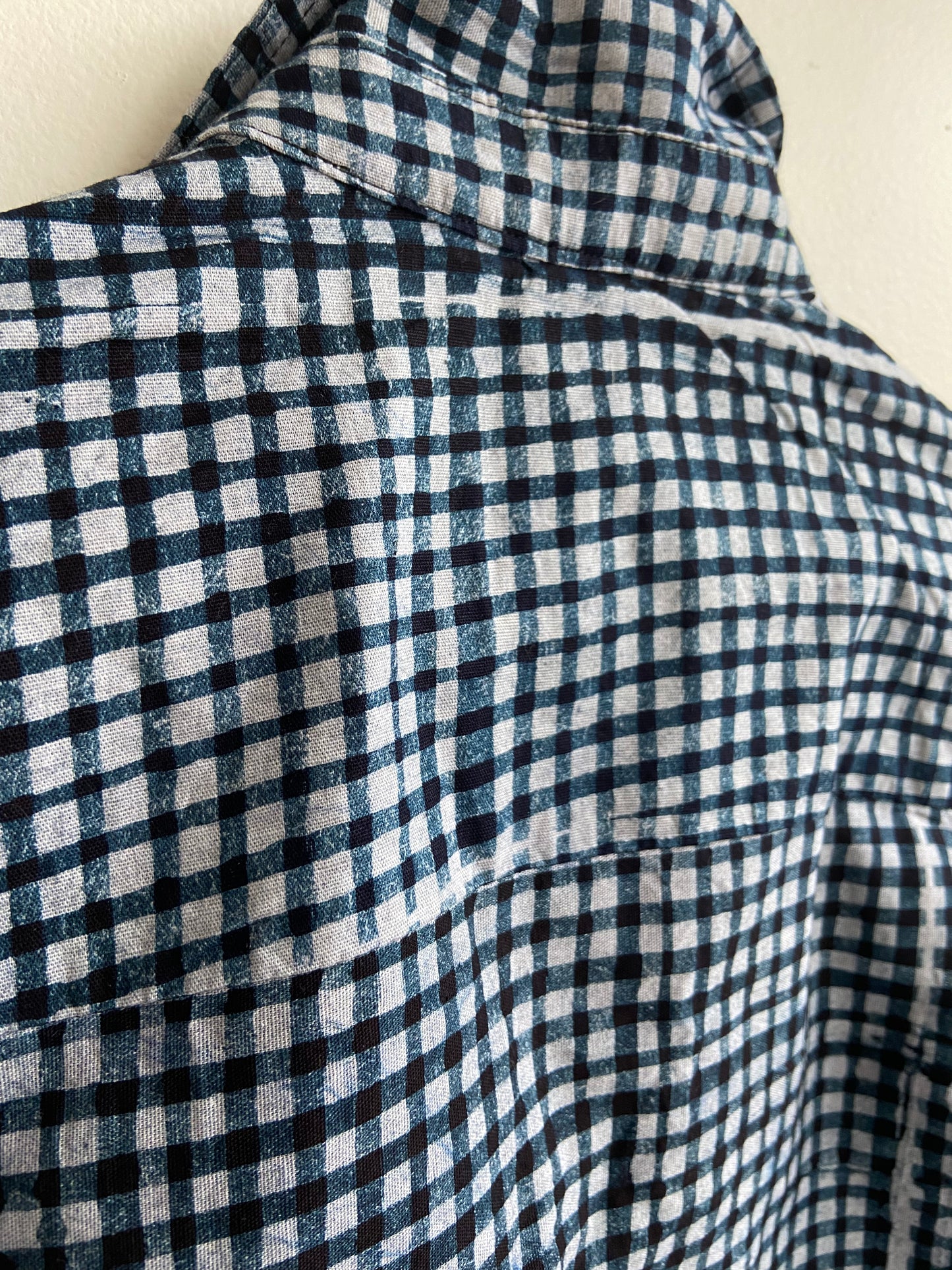 Fahari Bazaar Sudi Short set blue grid SS 1-3