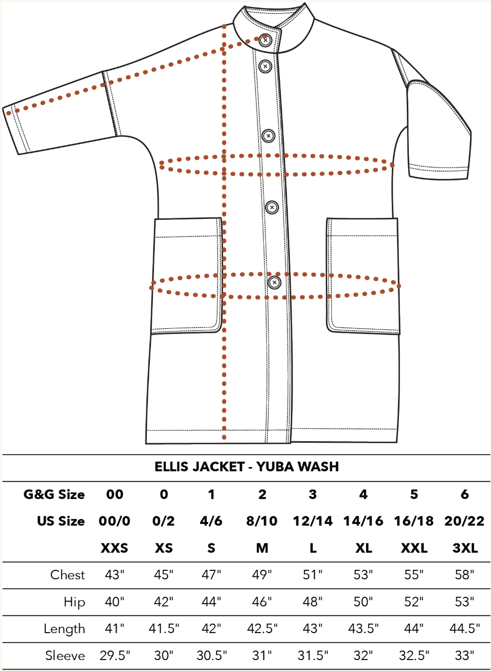 Gravel & Gold Ellis Coat in Yuba wash SS 1-3