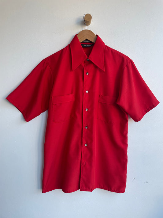 Red Van Heusen Button-Up SS2