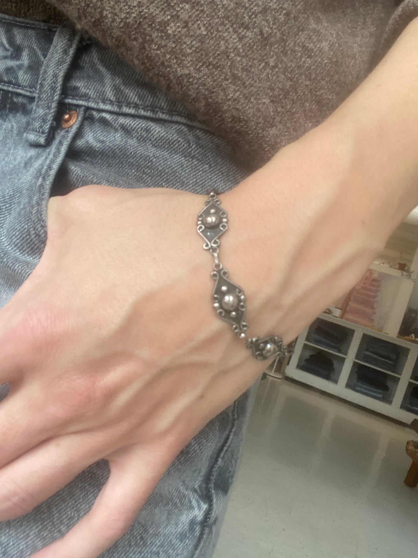 Sterling 6 link bracelet