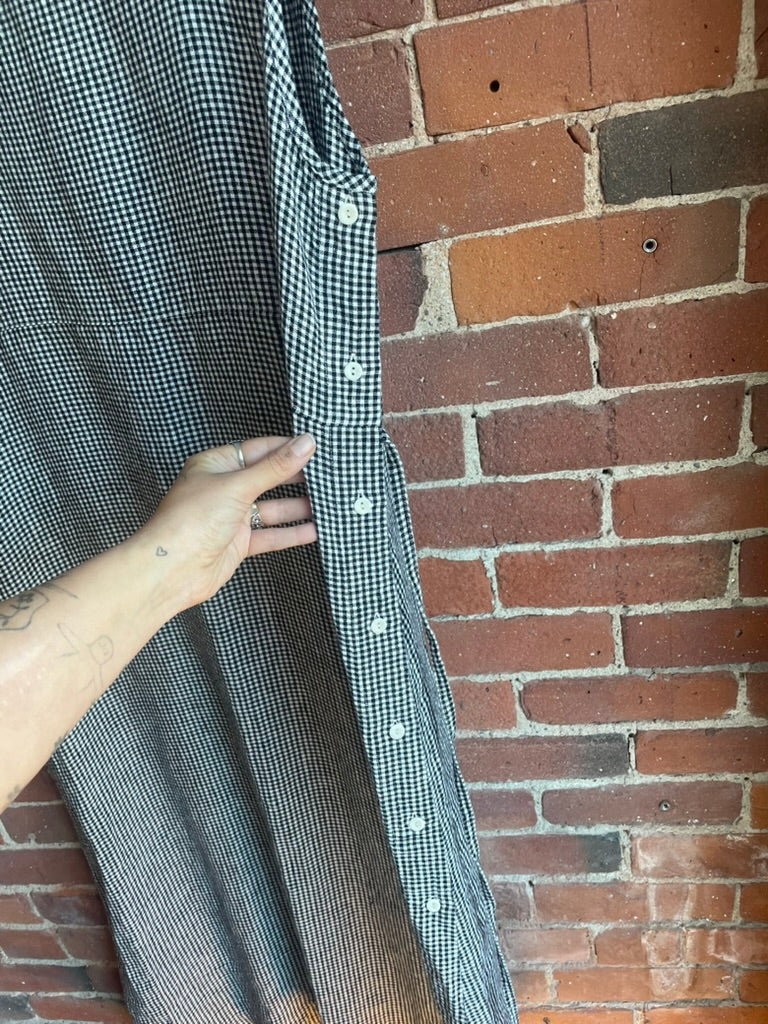 Gillian Stevens Gingham Linen Bellia Dress SS2-3