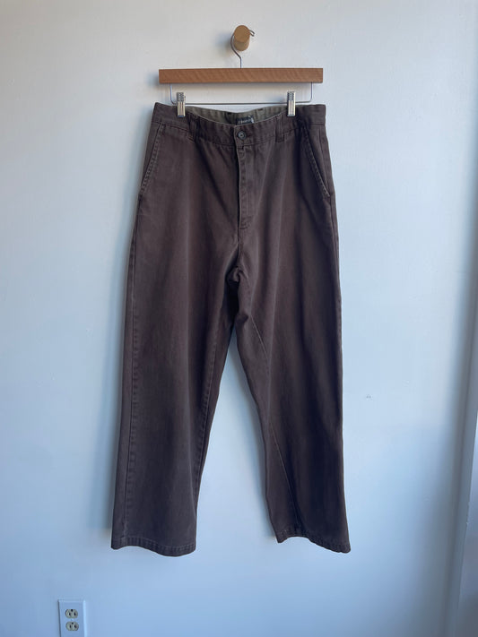 Brown Denim Pants SS2