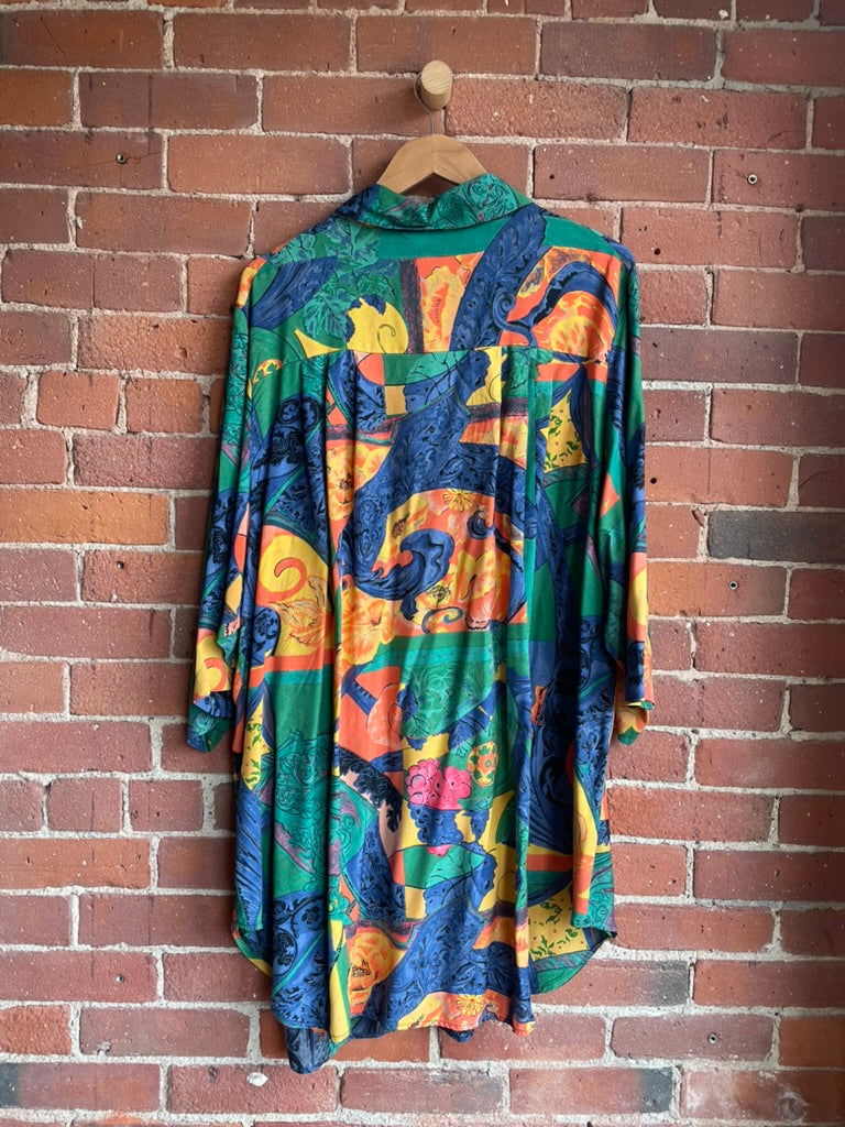 Vintage Silk Button Down SS1-3